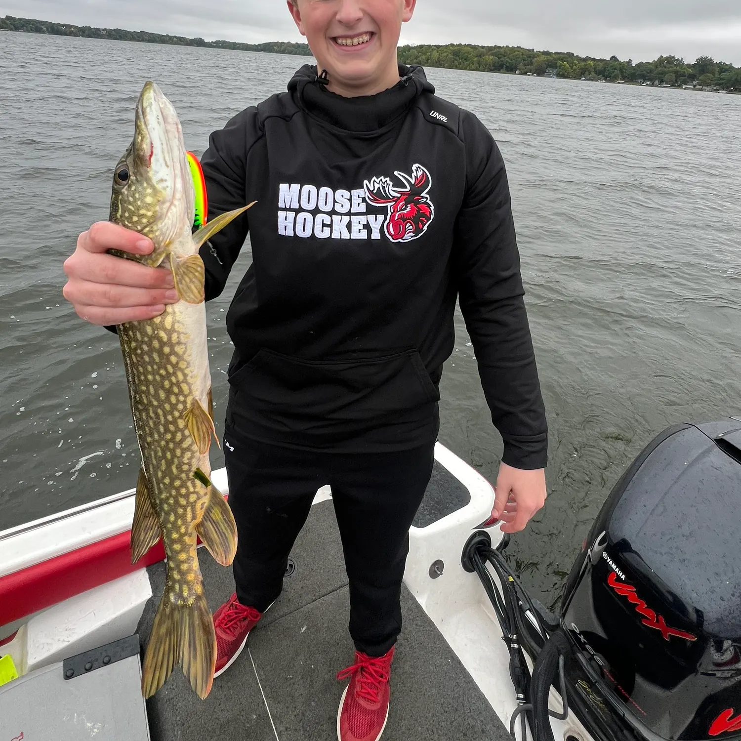 Northern pike caught on Fishbrain