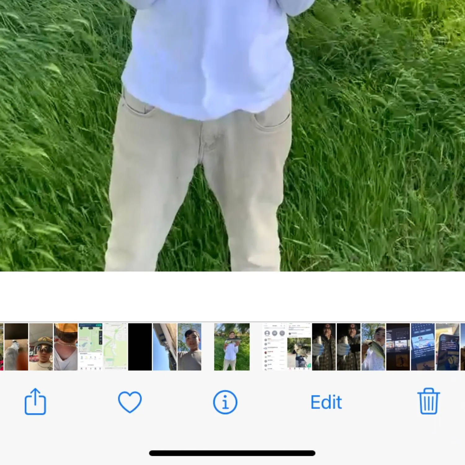 recently logged catches