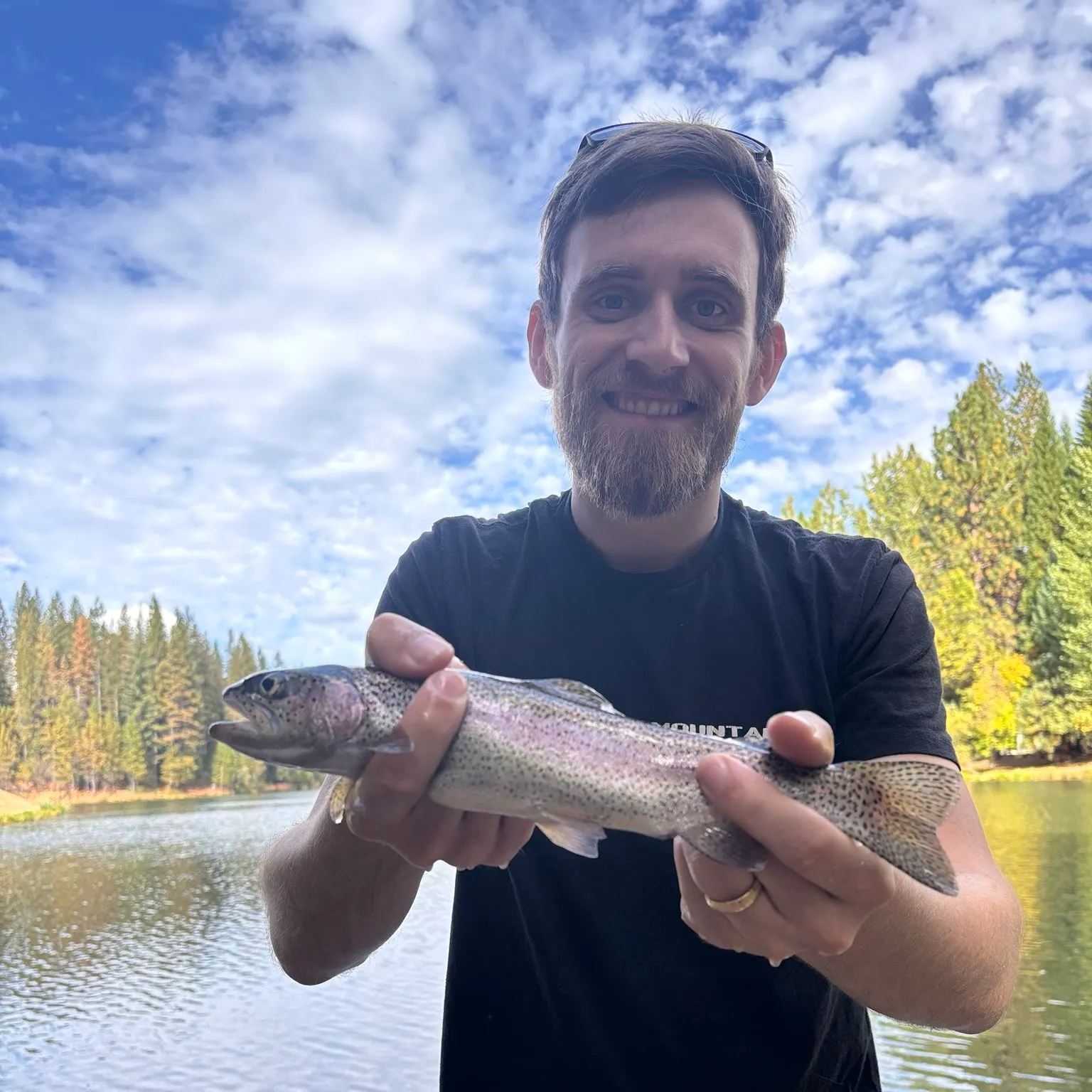 Rainbow trout caught on Fishbrain
