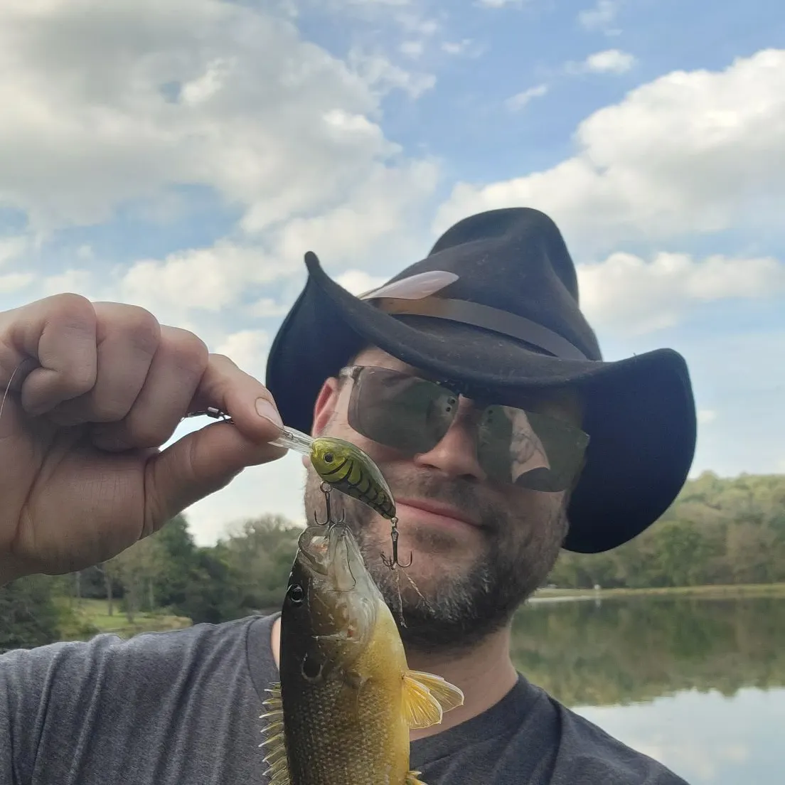 The most recent Green sunfish catches on Fishbrain