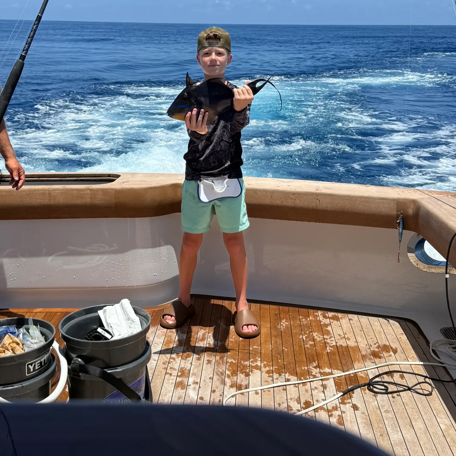 The most recent Halfmoon triggerfish catches on Fishbrain