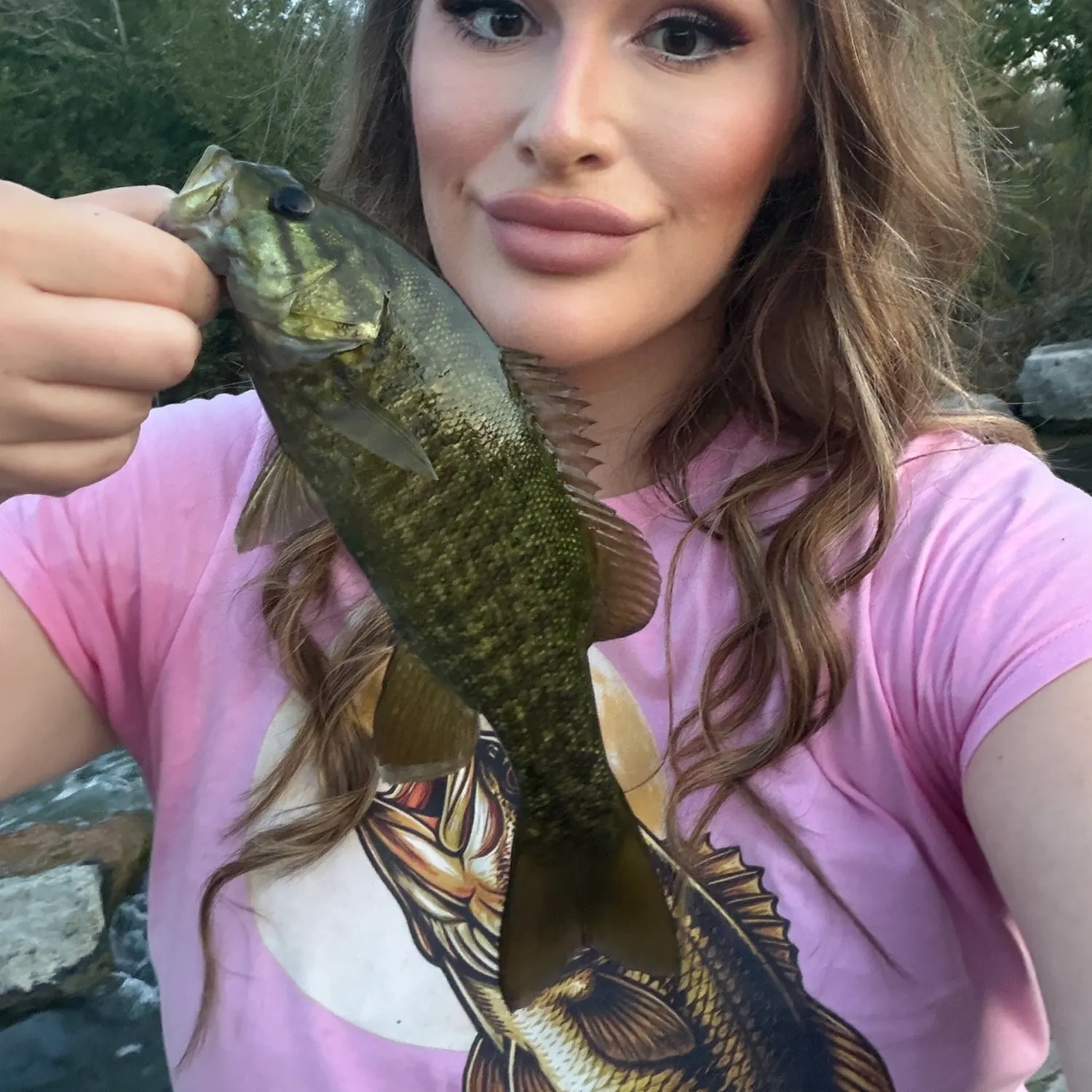 Smallmouth bass caught on Fishbrain
