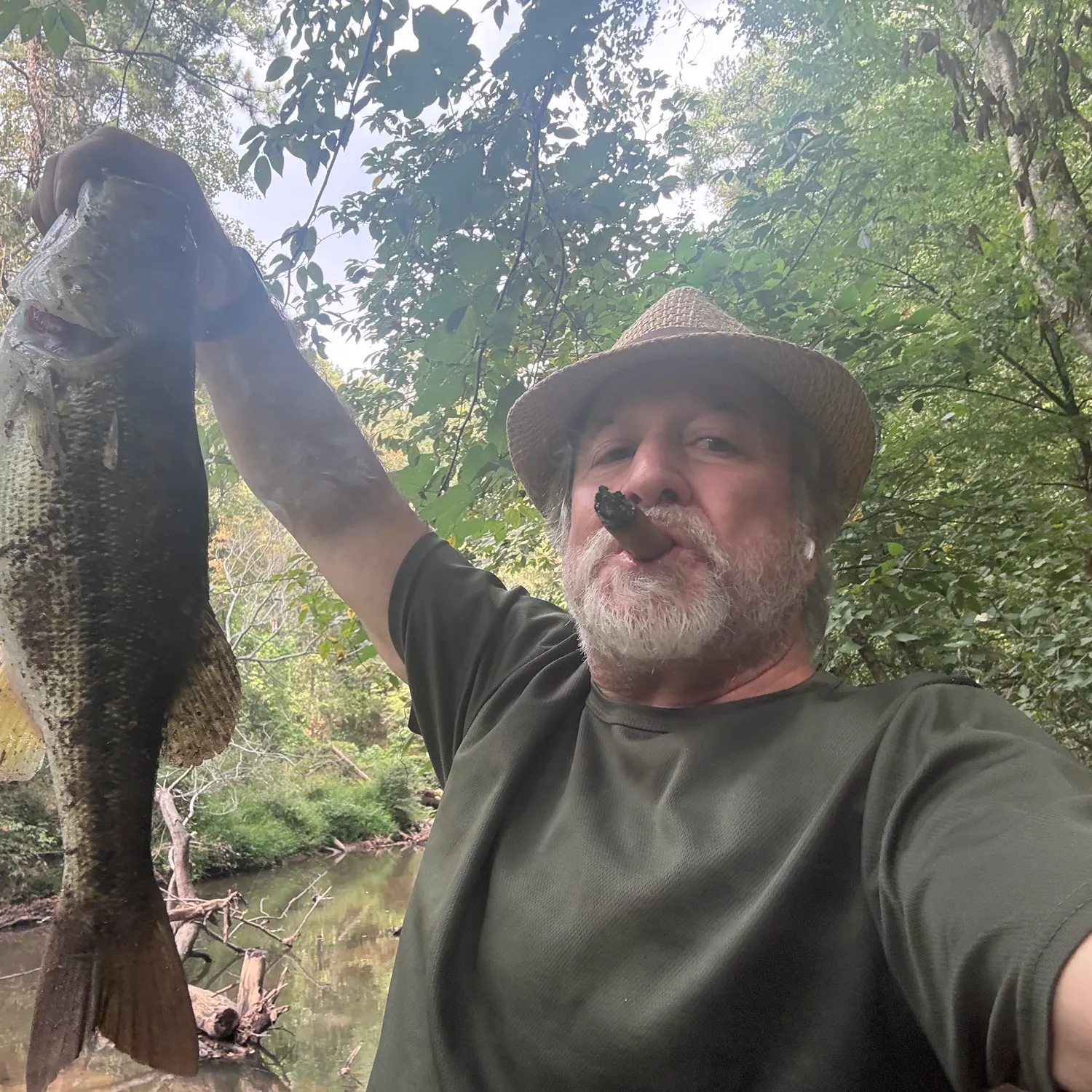 Spotted bass caught on Fishbrain