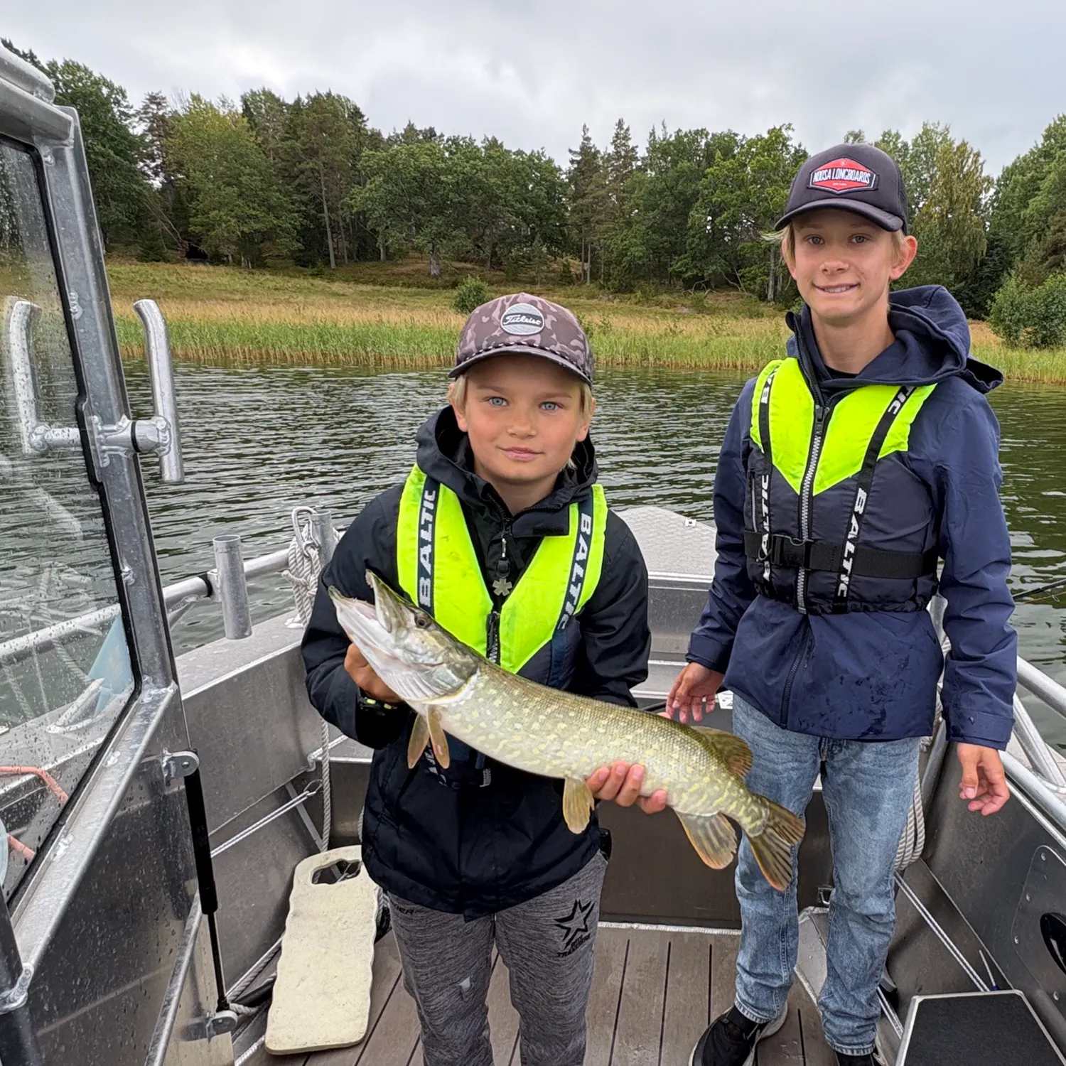Northern pike caught on Fishbrain