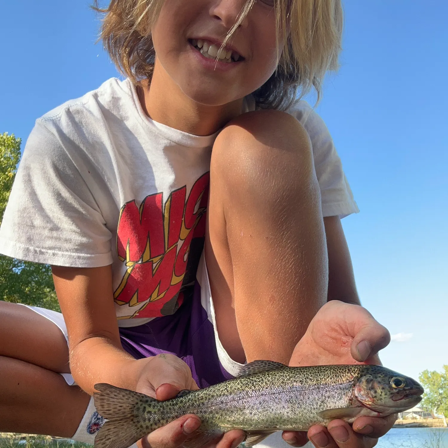 Rainbow trout caught on Fishbrain
