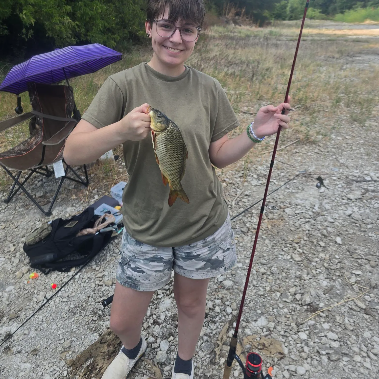 Common carp caught on Fishbrain