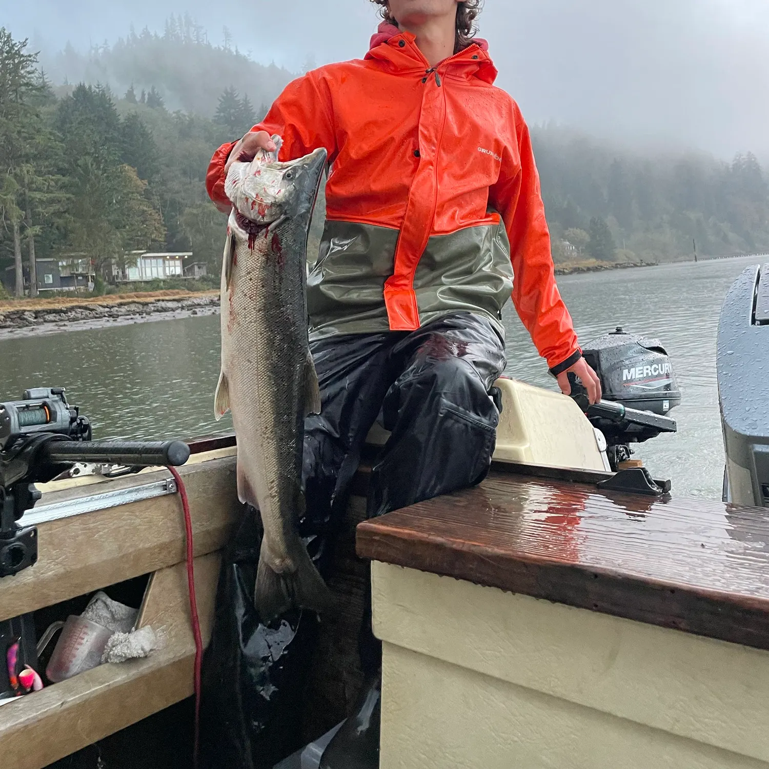 Coho salmon caught on Fishbrain