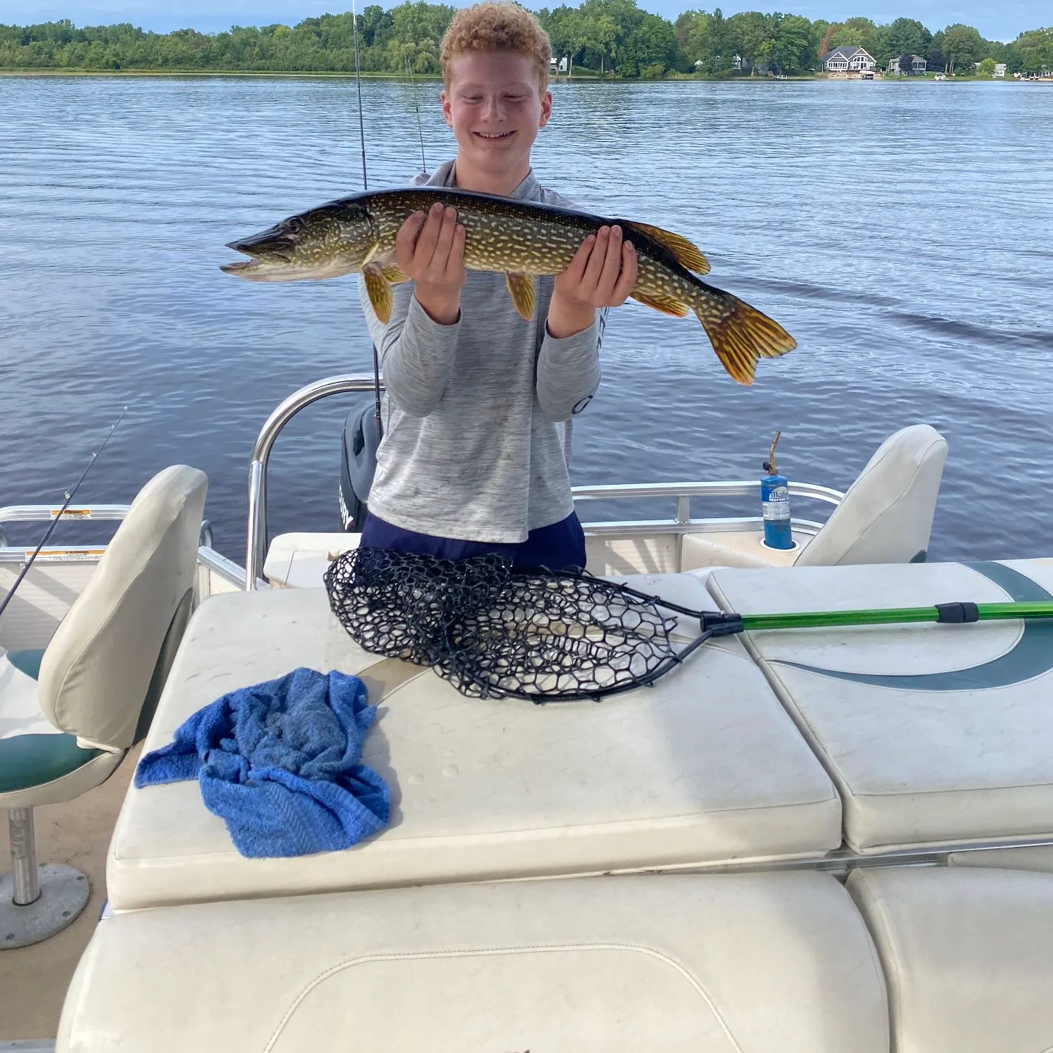 Northern pike caught on Fishbrain