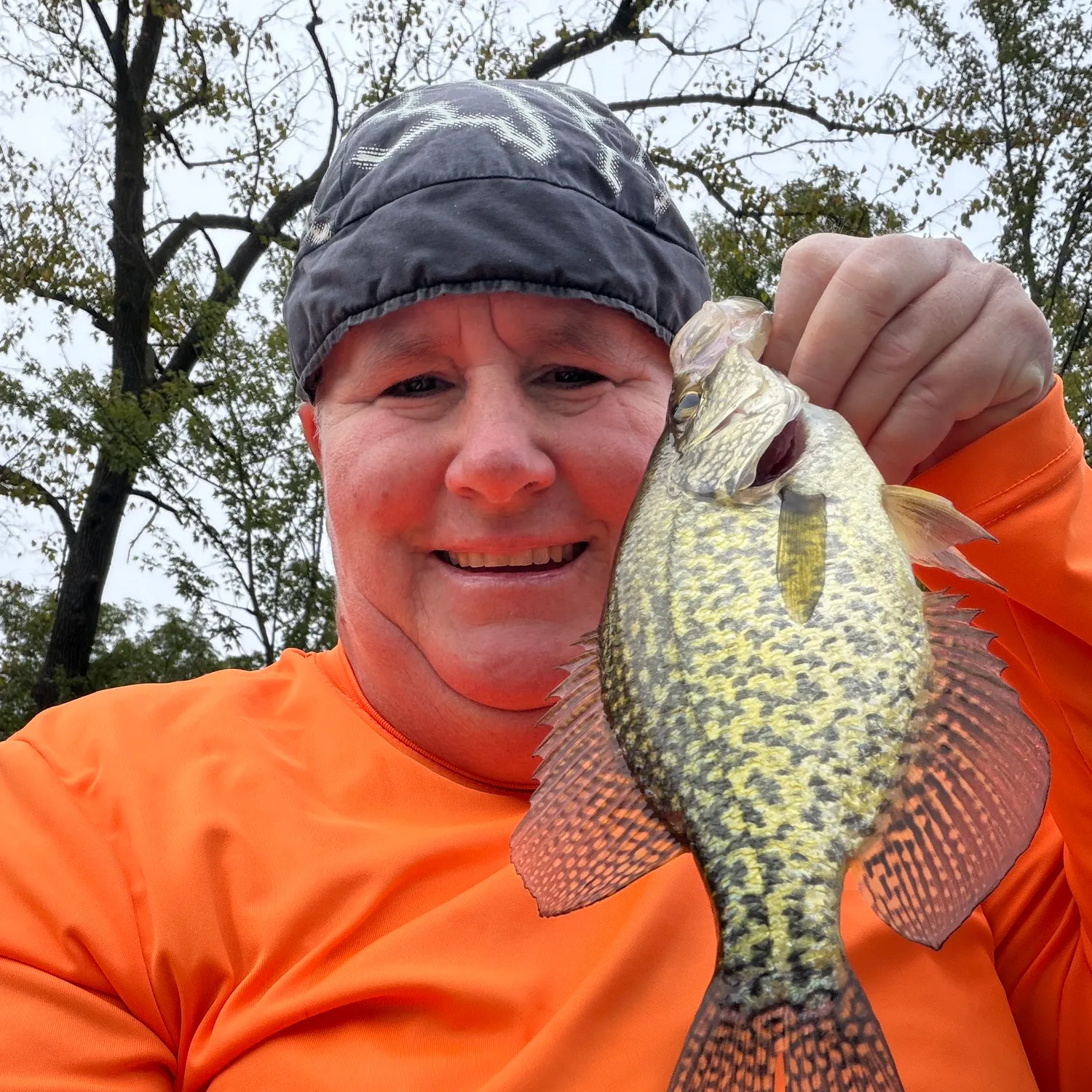 Black crappie caught on Fishbrain