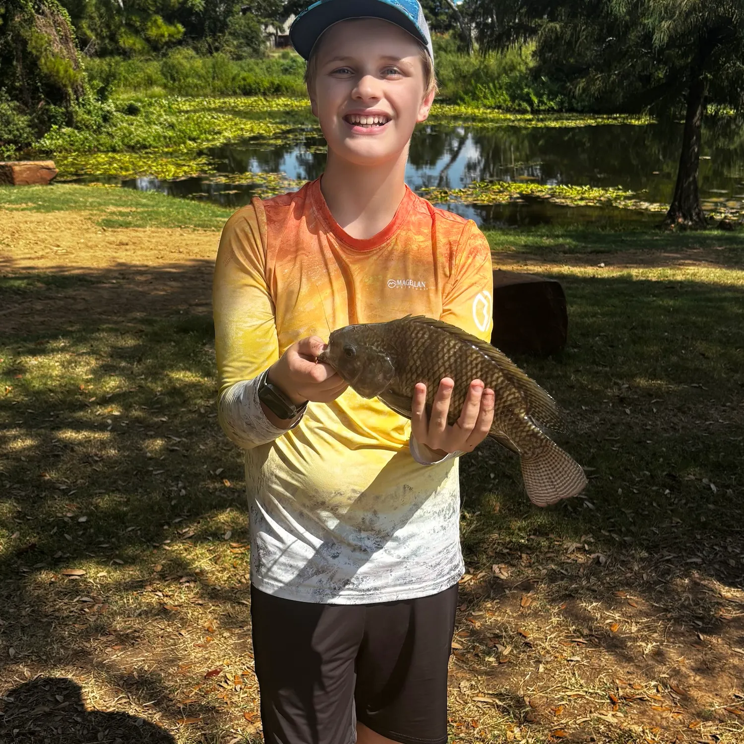 Nile tilapia caught on Fishbrain