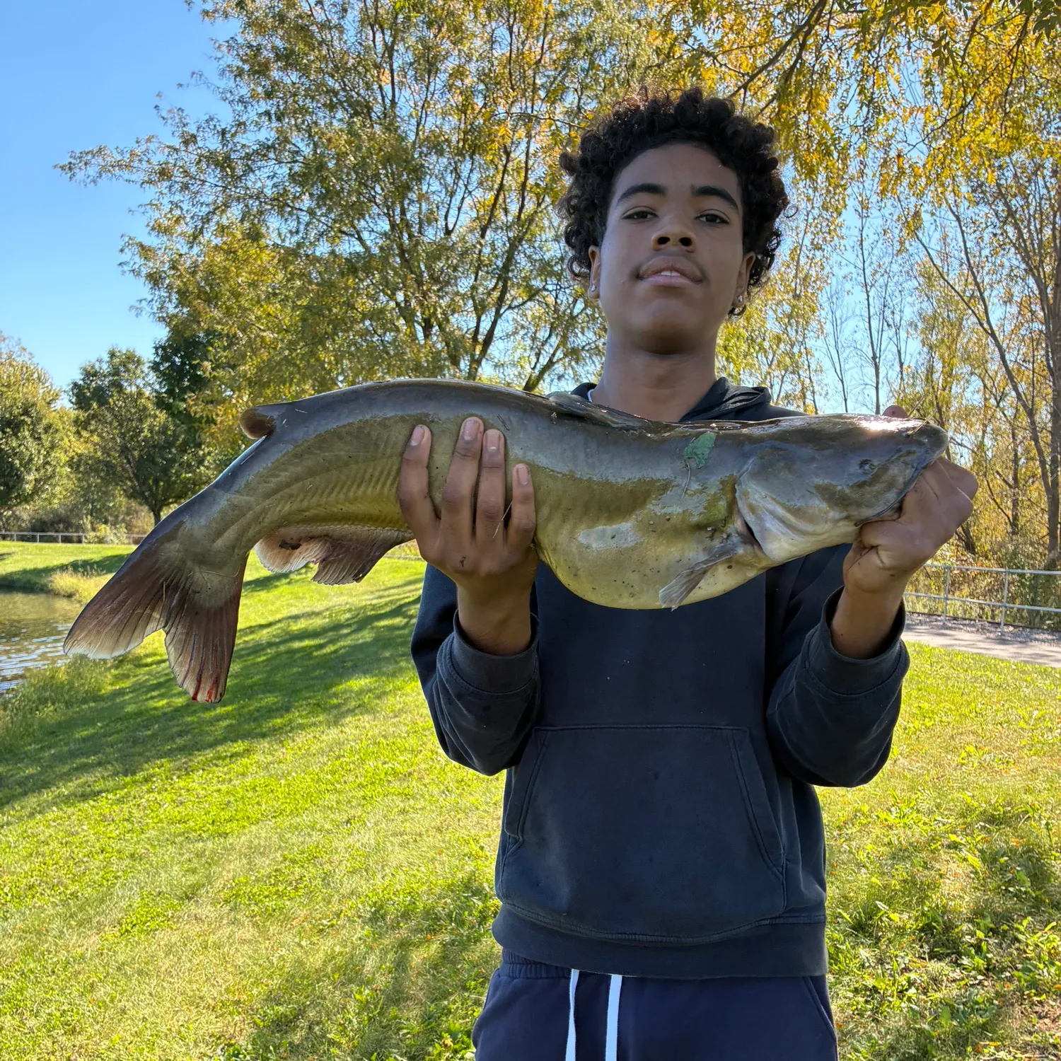 Channel catfish caught on Fishbrain