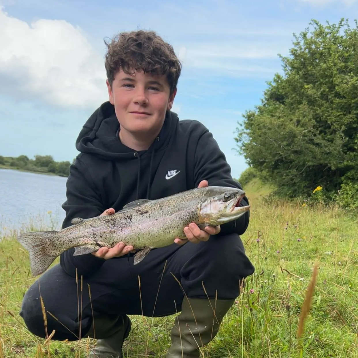 Rainbow trout caught on Fishbrain