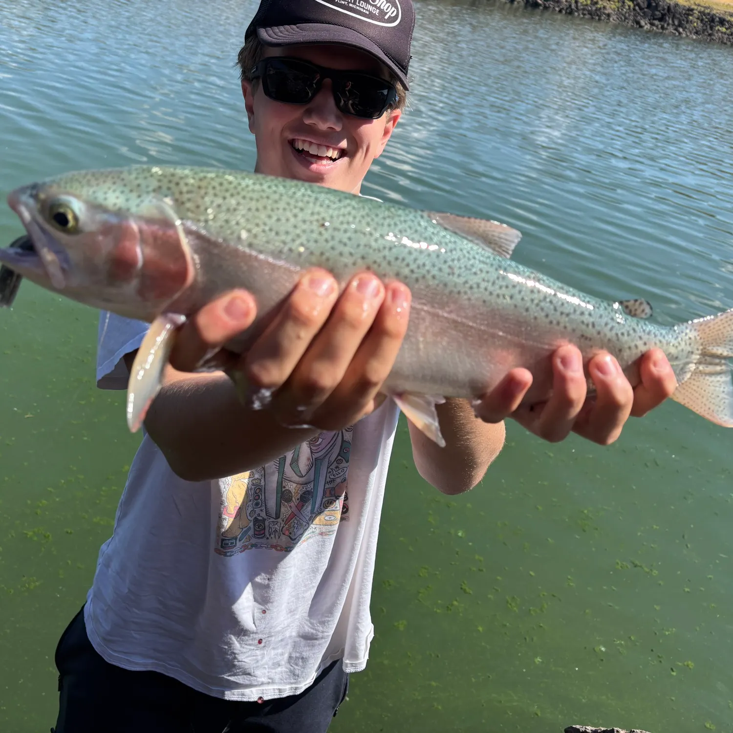 Rainbow trout caught on Fishbrain
