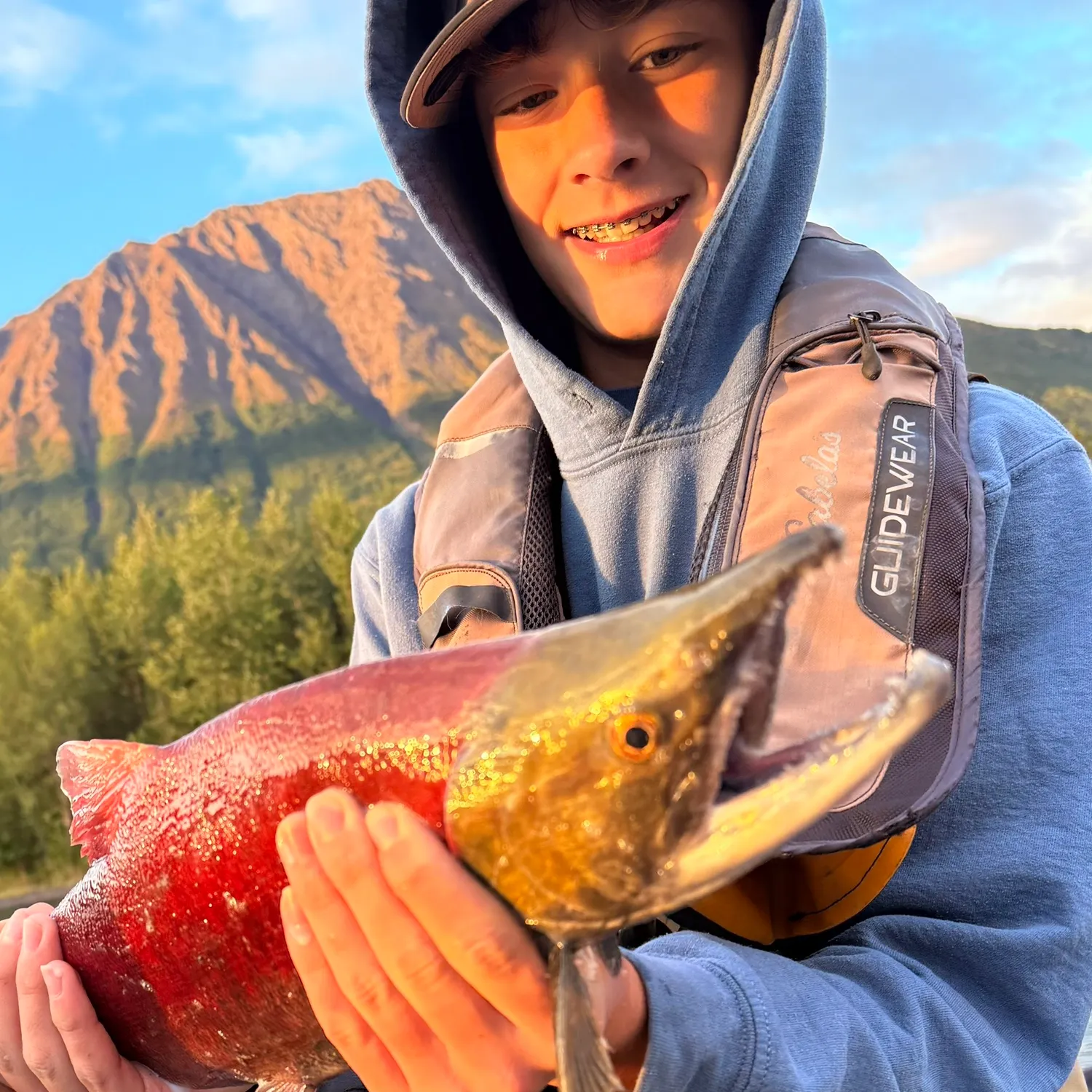 Sockeye salmon caught on Fishbrain