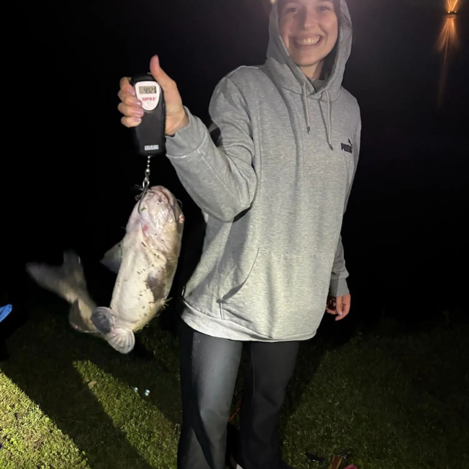 Channel catfish caught on Fishbrain