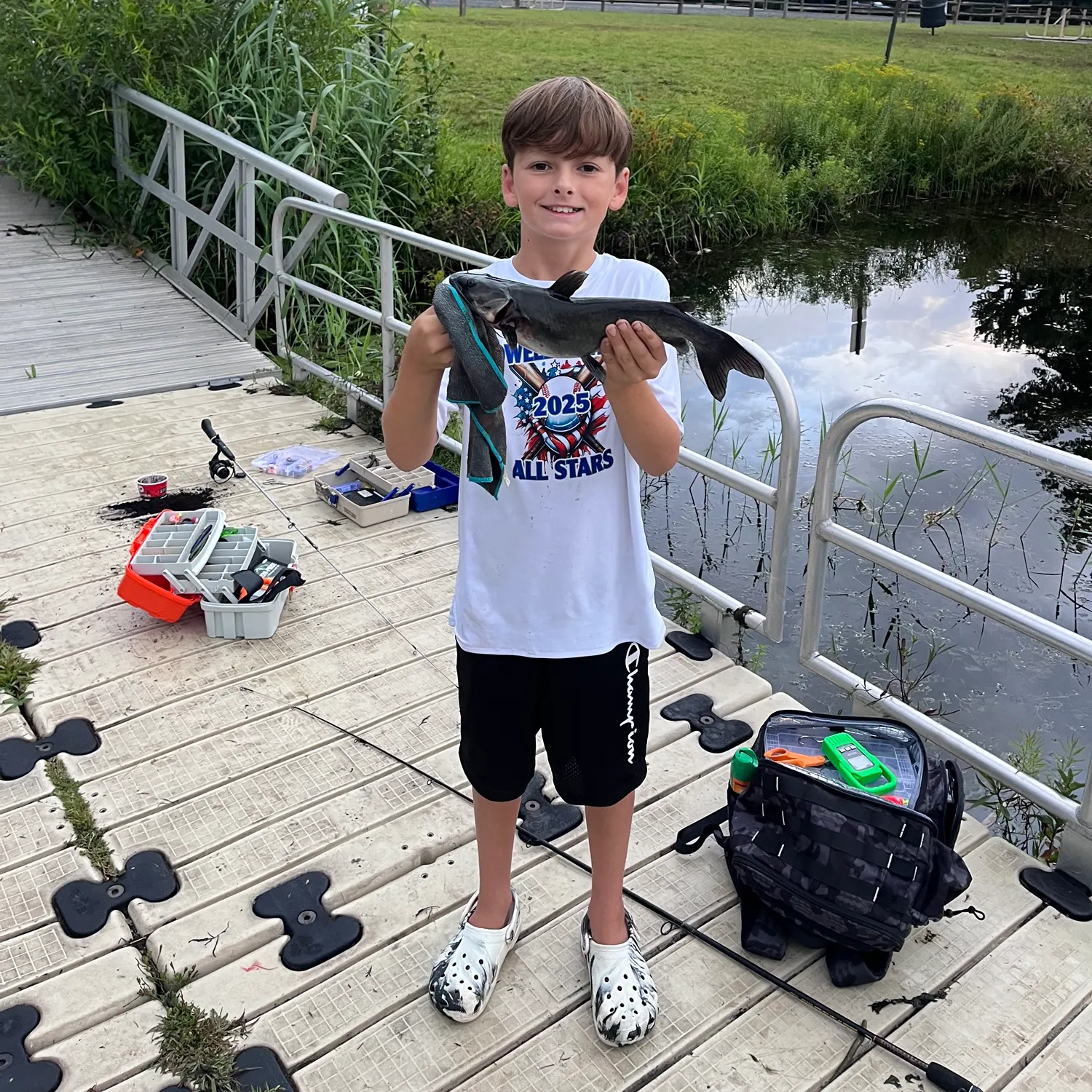 Channel catfish caught on Fishbrain