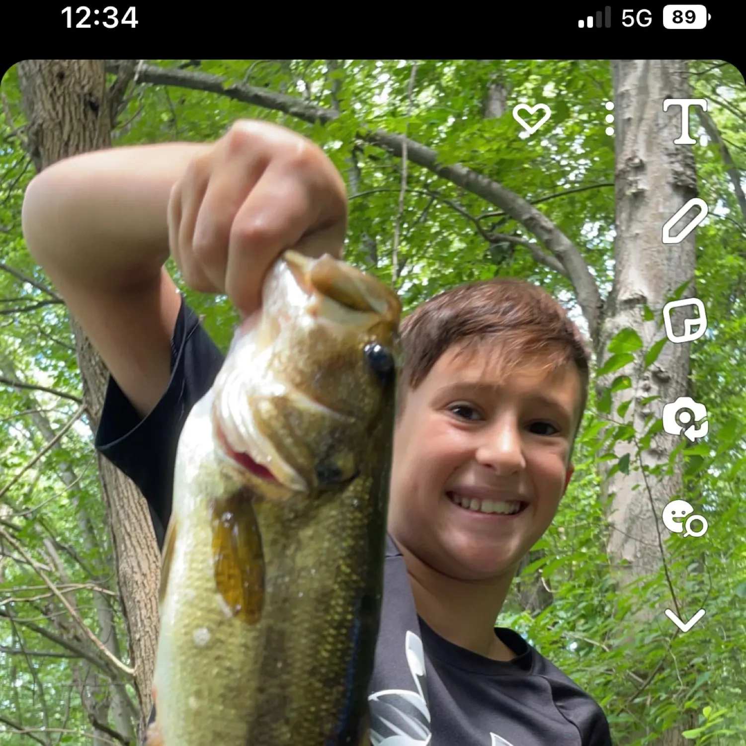 recently logged catches