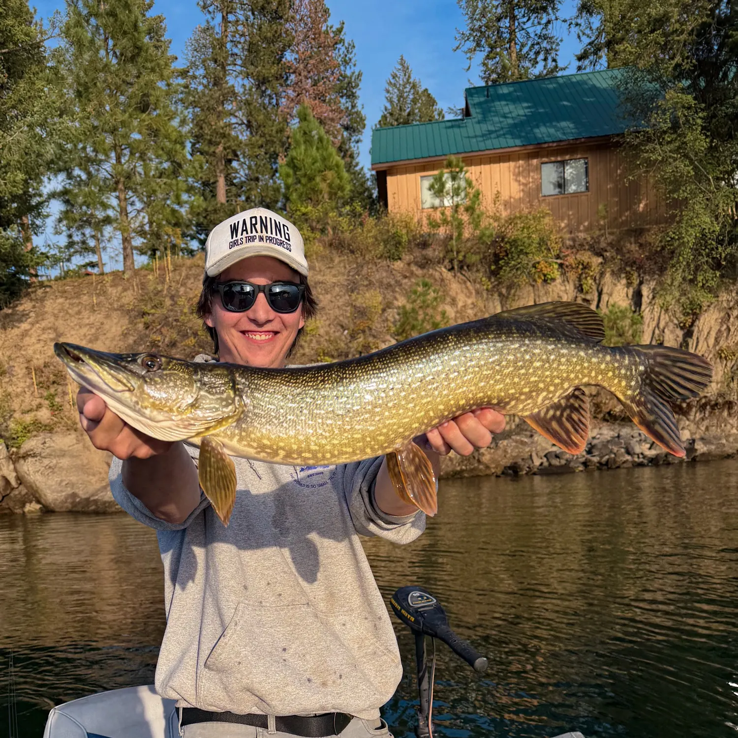 Northern pike caught on Fishbrain