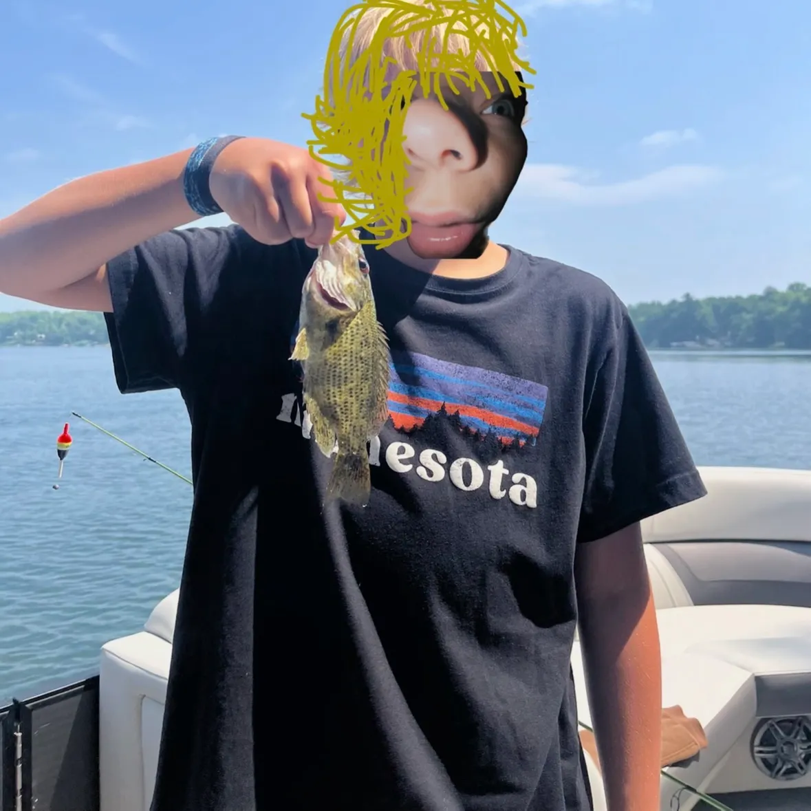 Rock bass caught on Fishbrain