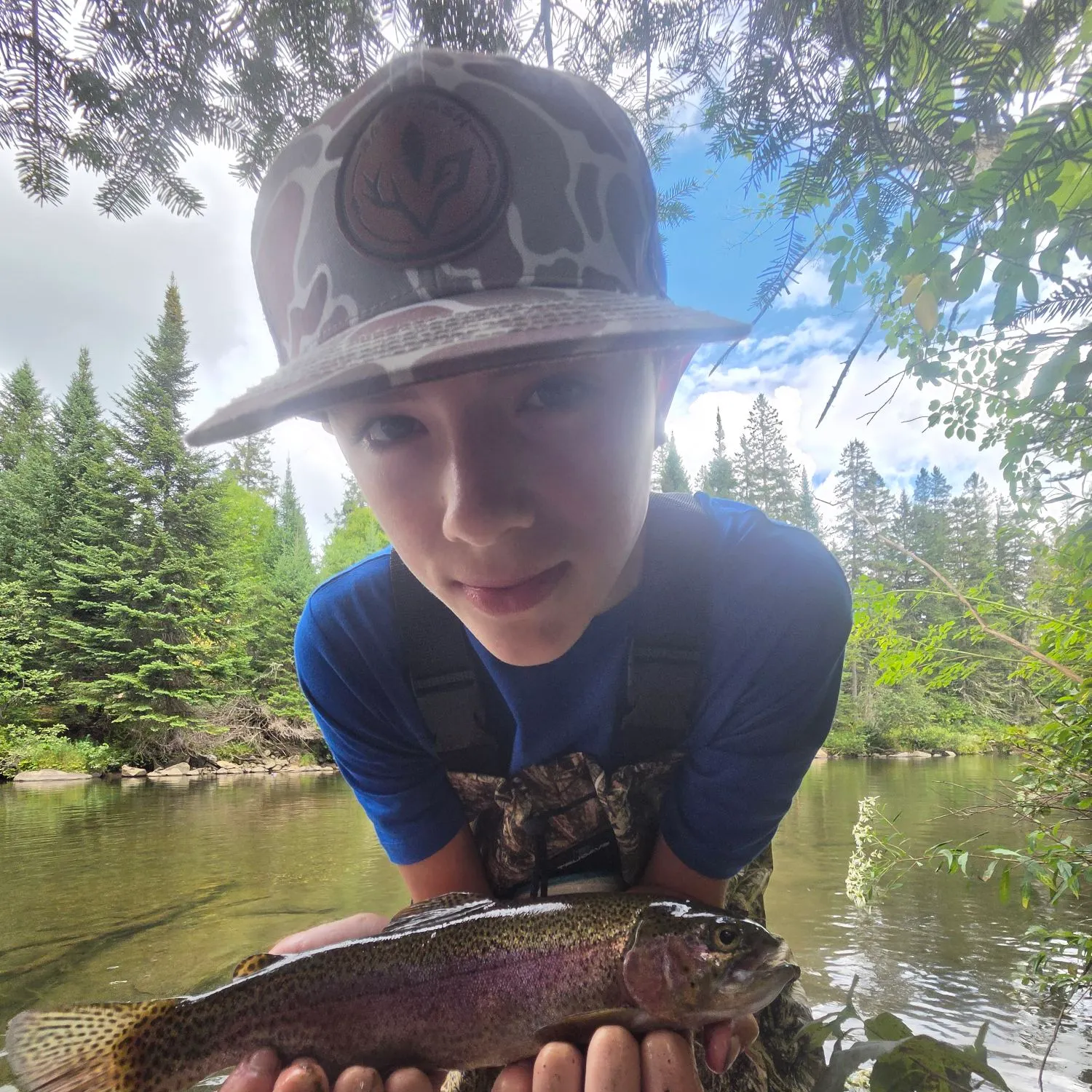 Rainbow trout caught on Fishbrain