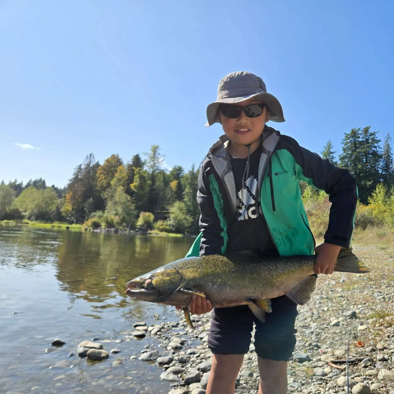Chinook salmon caught on Fishbrain
