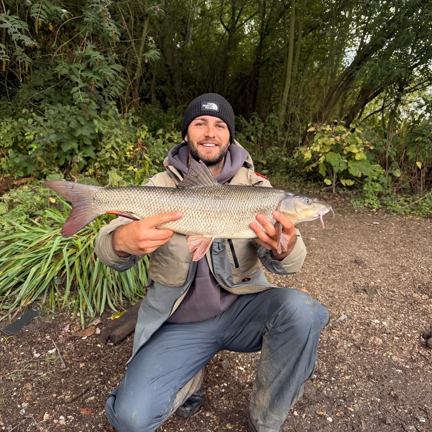 Common barbel caught on Fishbrain