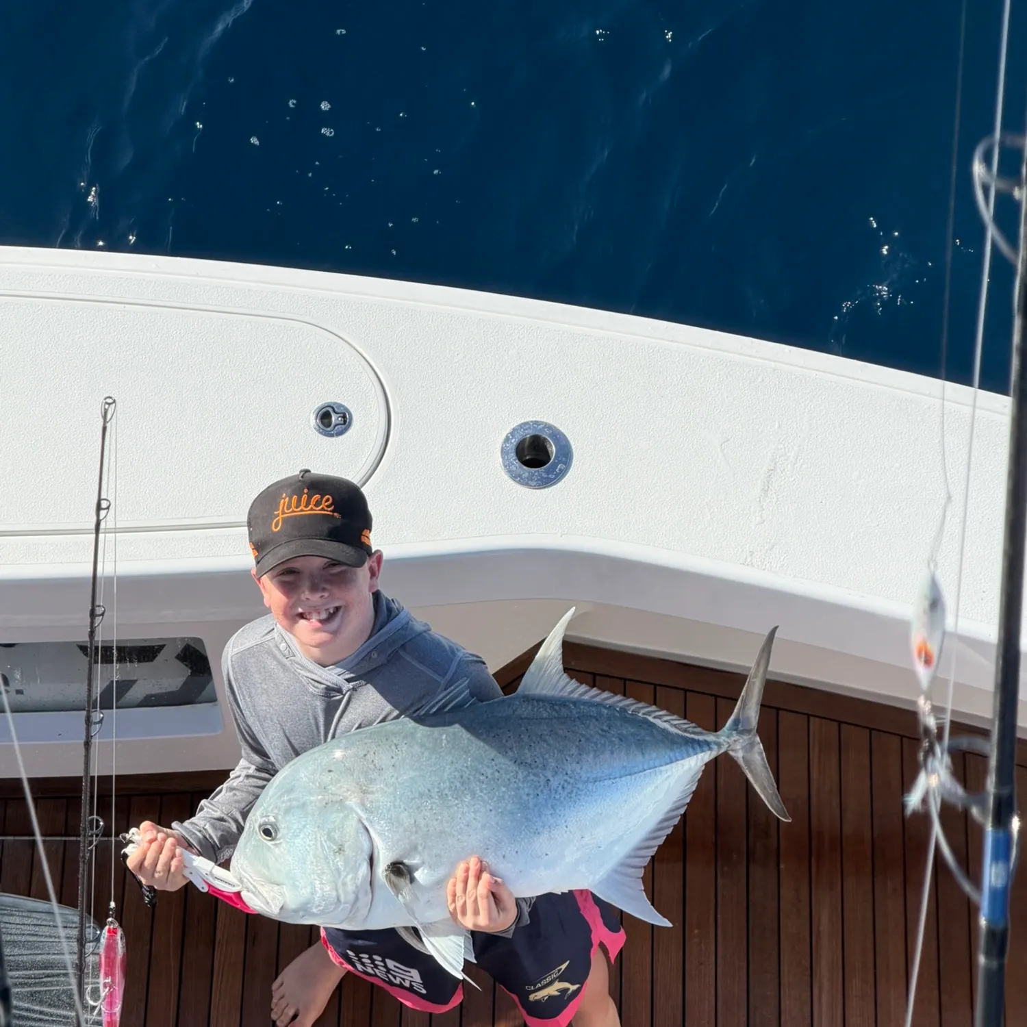 Giant trevally caught on Fishbrain