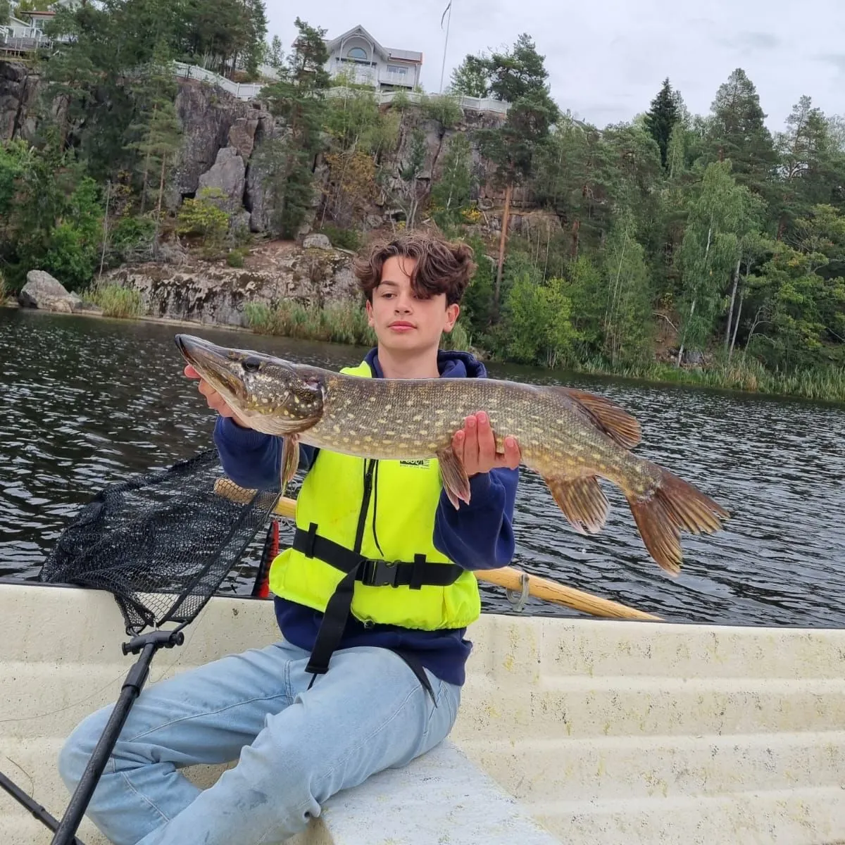 Northern pike caught on Fishbrain