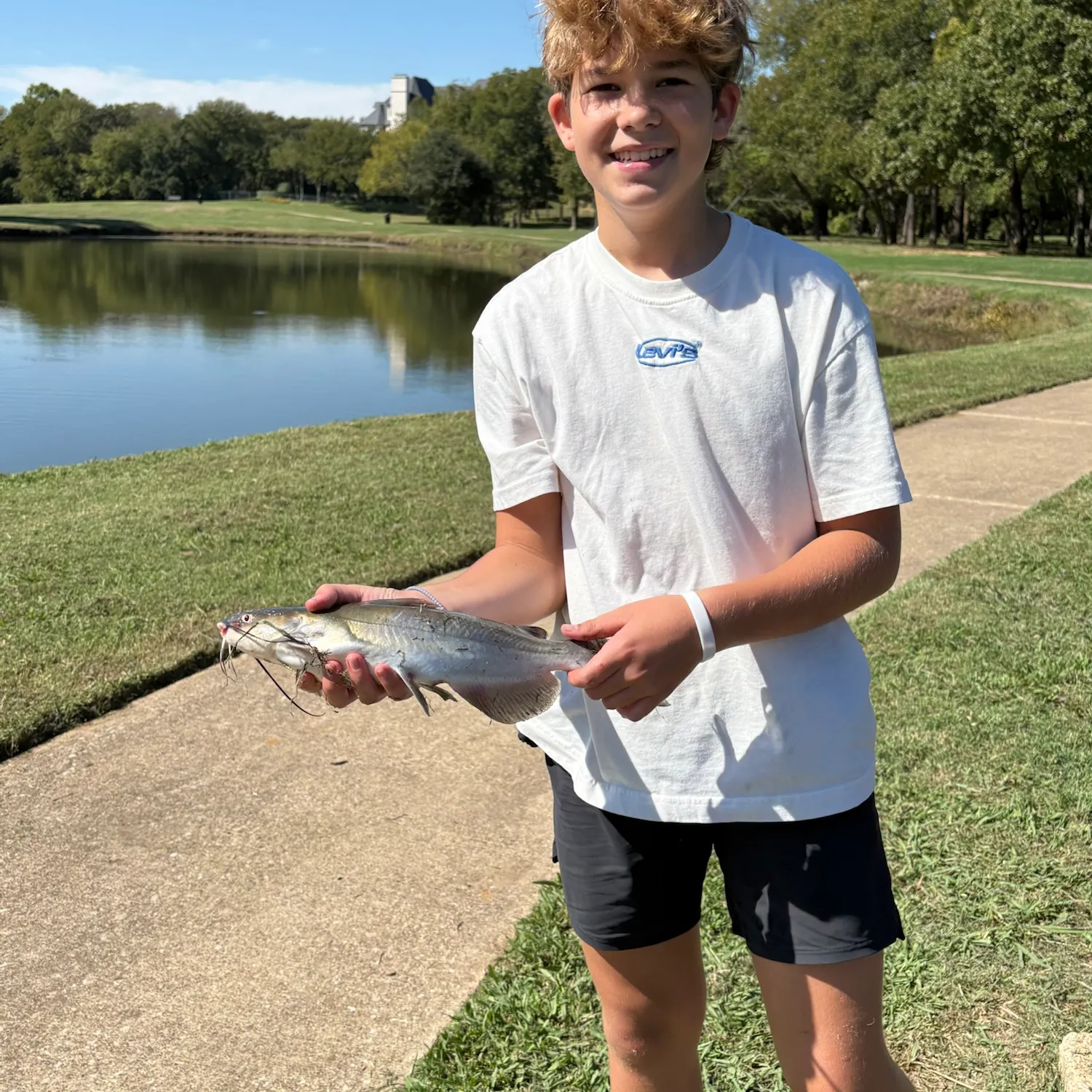Channel catfish caught on Fishbrain