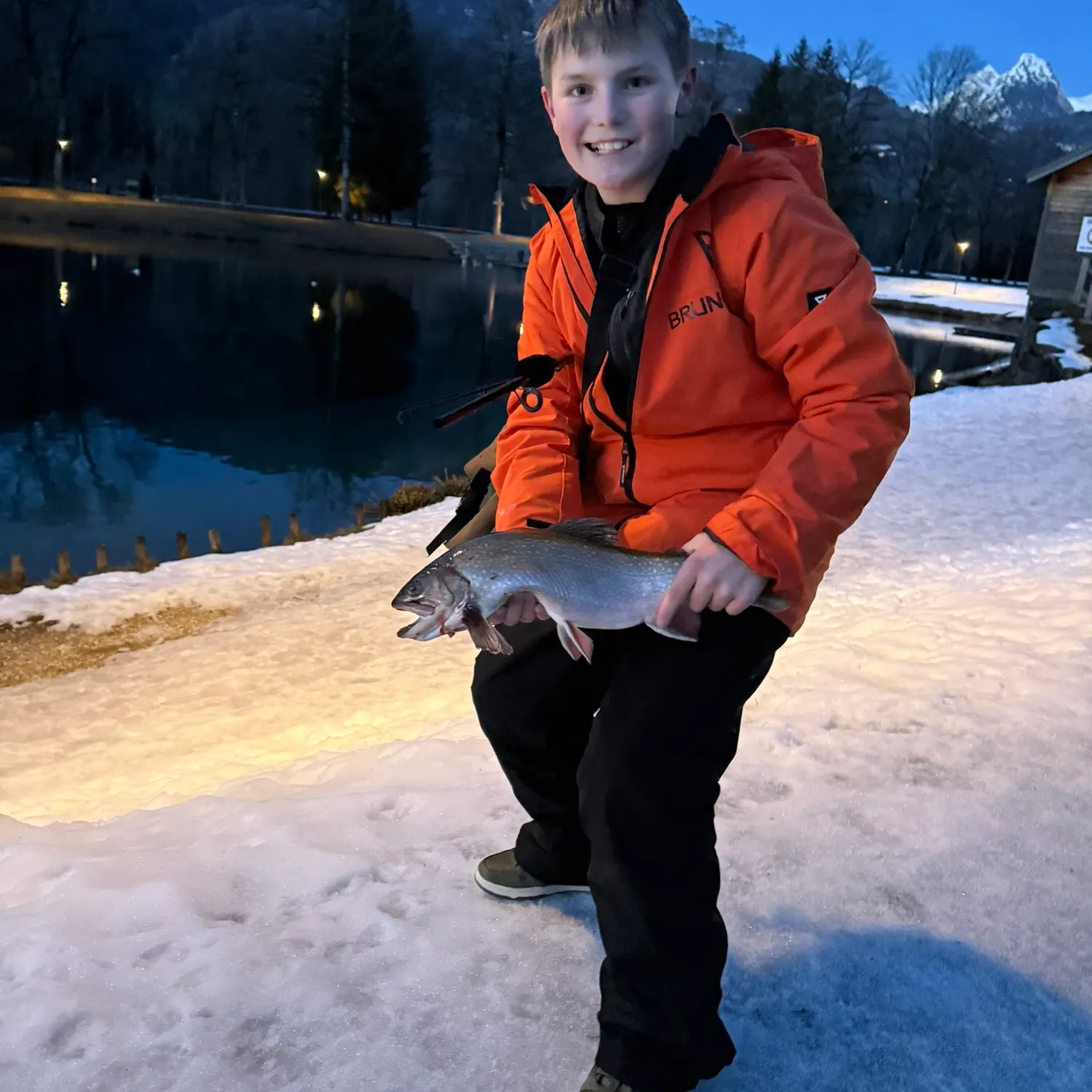 Lake trout caught on Fishbrain