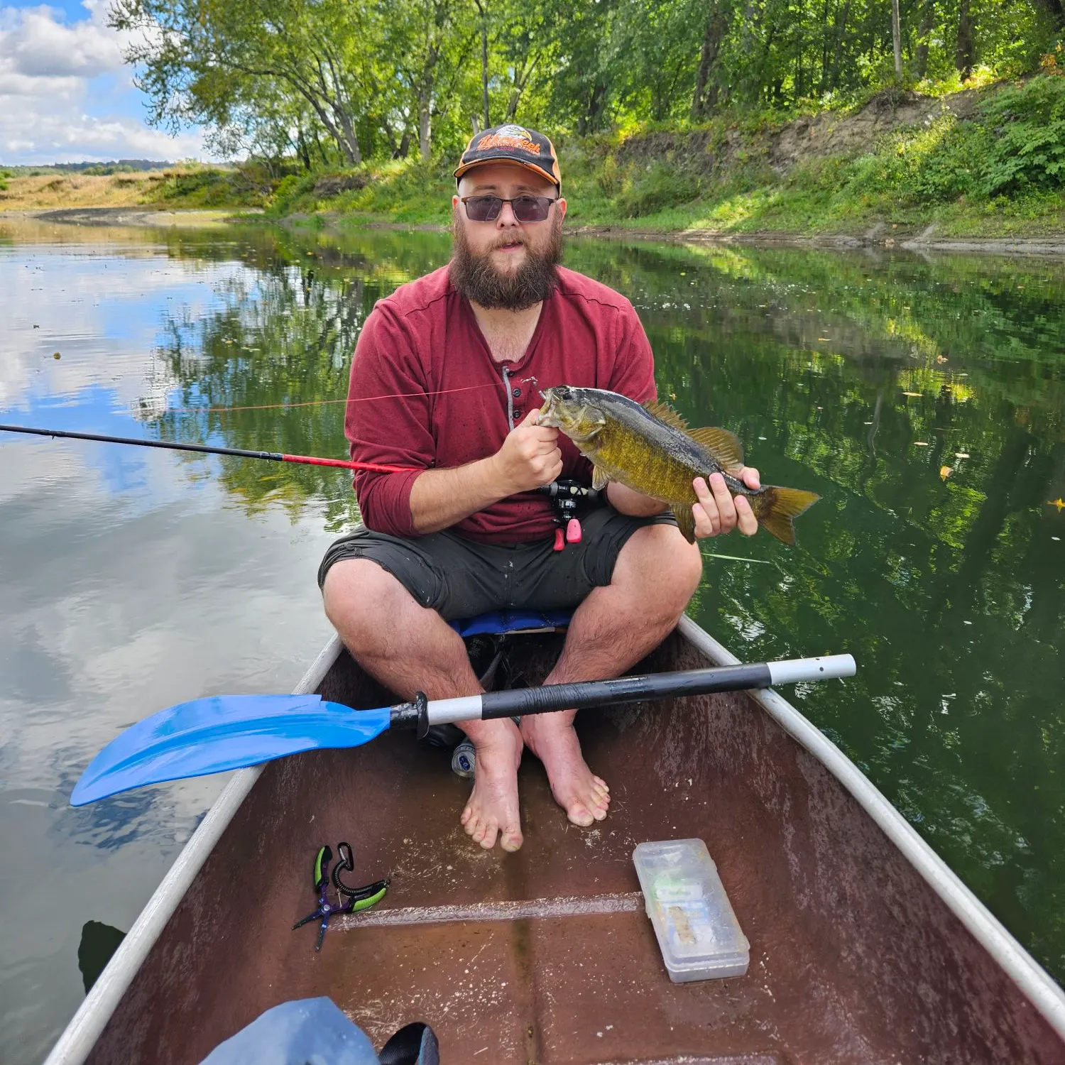 Smallmouth bass caught on Fishbrain