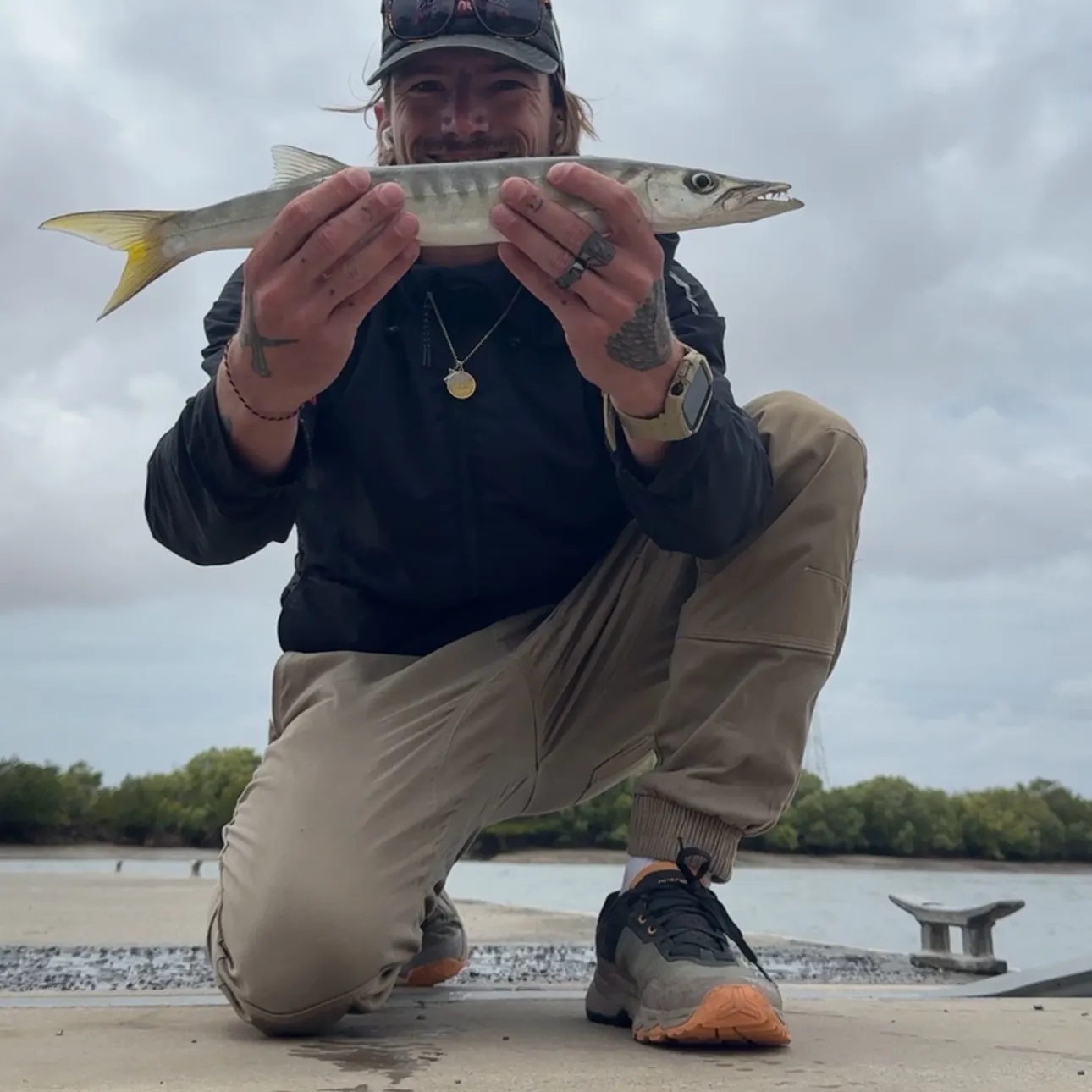 Great barracuda caught on Fishbrain