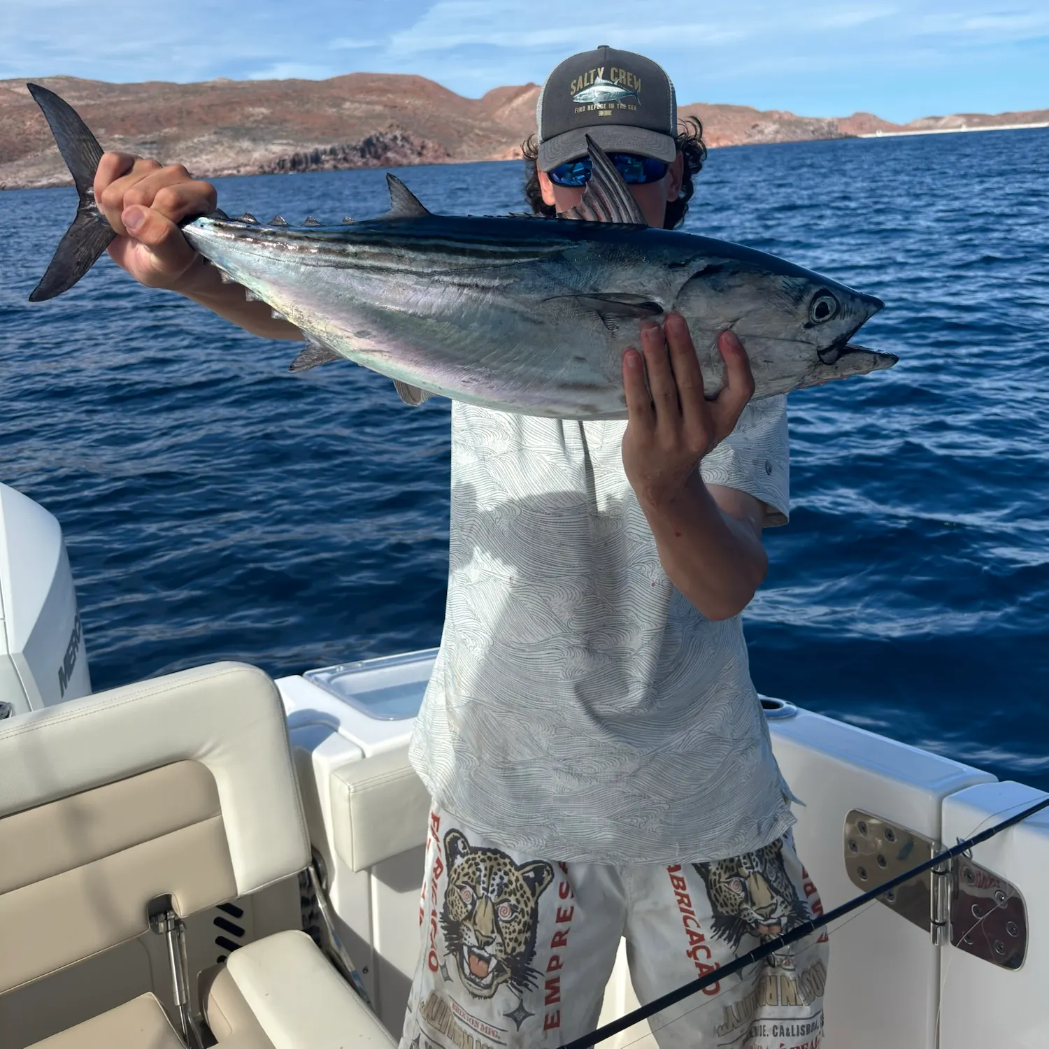 Pacific bonito caught on Fishbrain