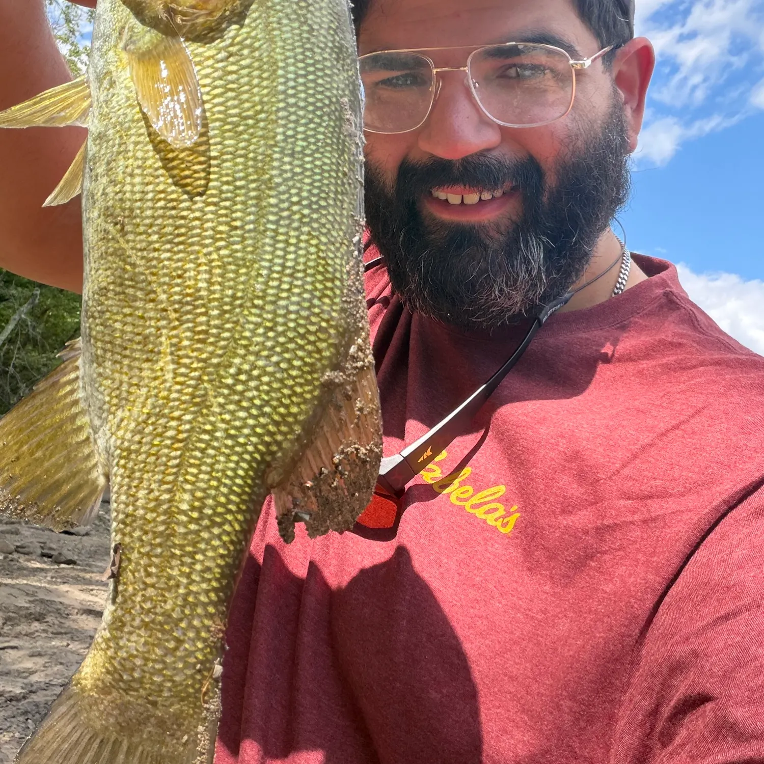 Smallmouth bass caught on Fishbrain