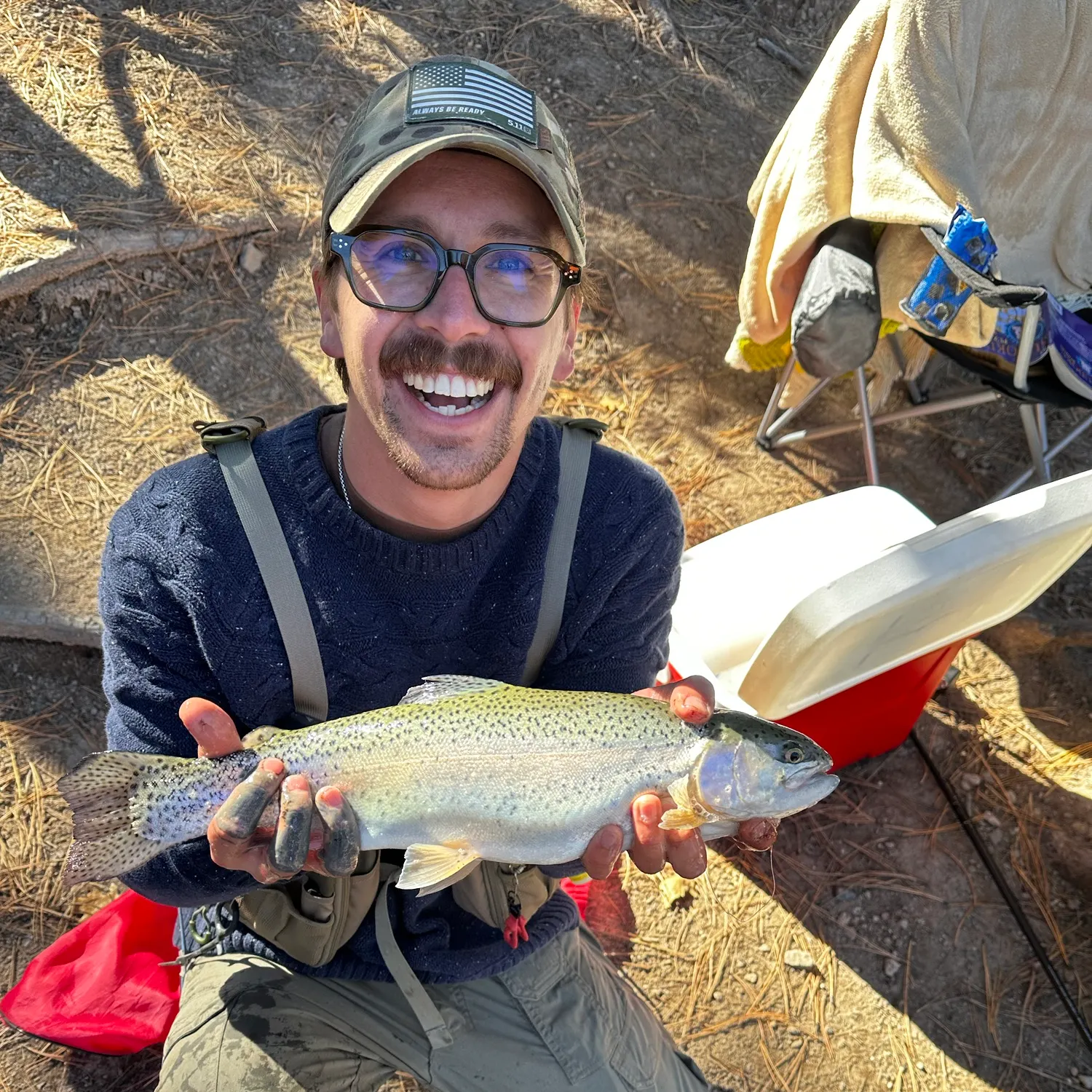 Rainbow trout caught on Fishbrain