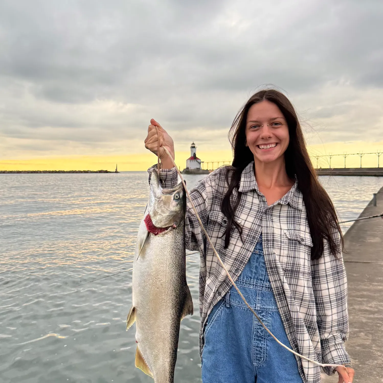 Chinook salmon caught on Fishbrain