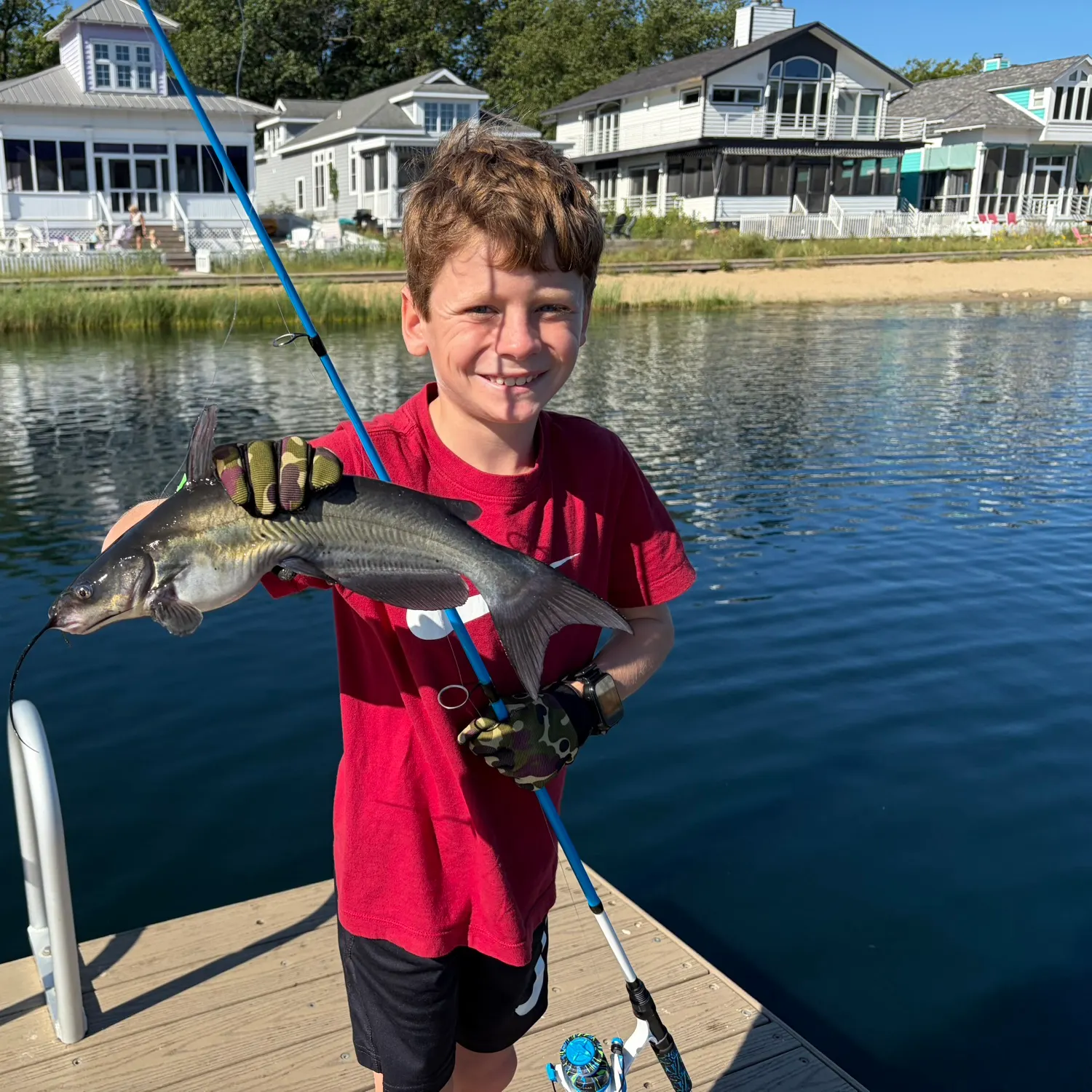 Channel catfish caught on Fishbrain