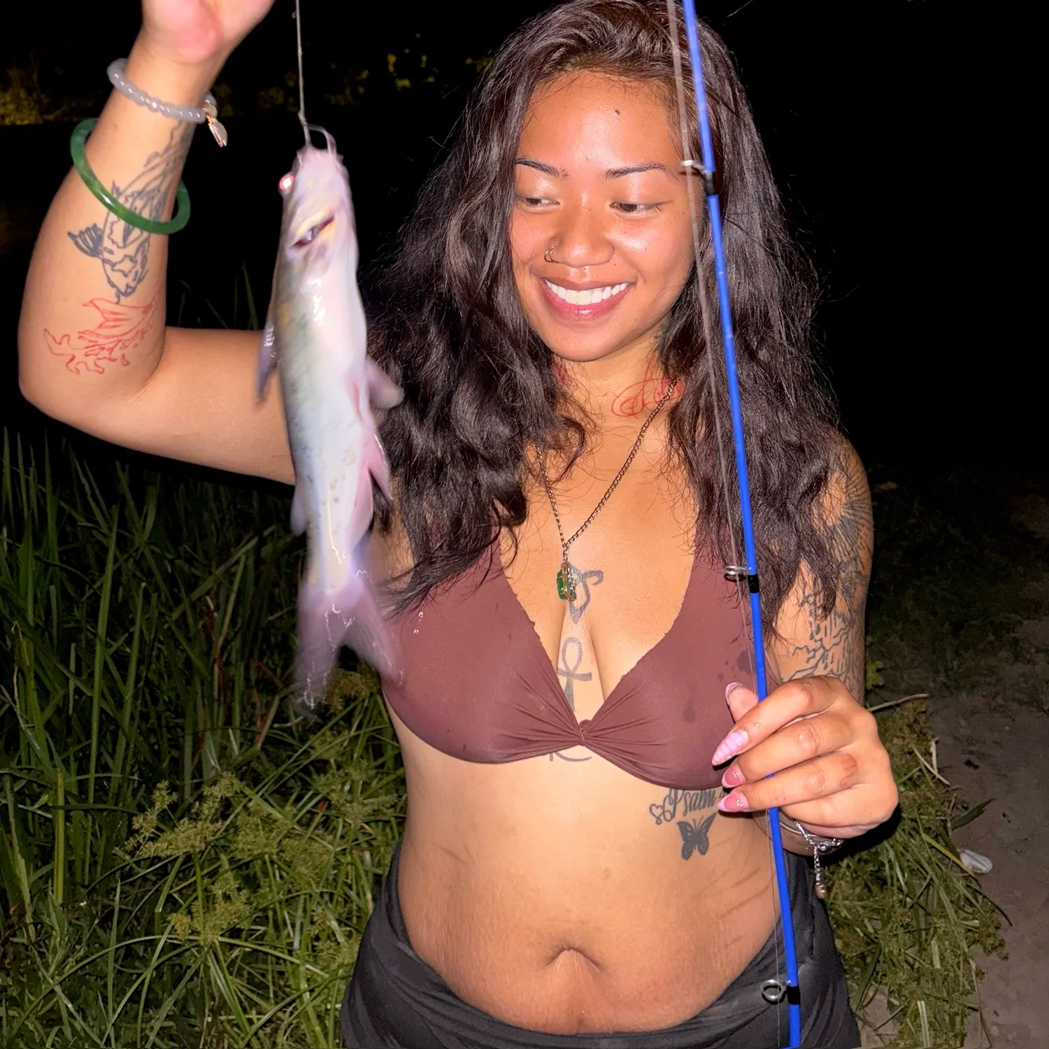 Channel catfish caught on Fishbrain