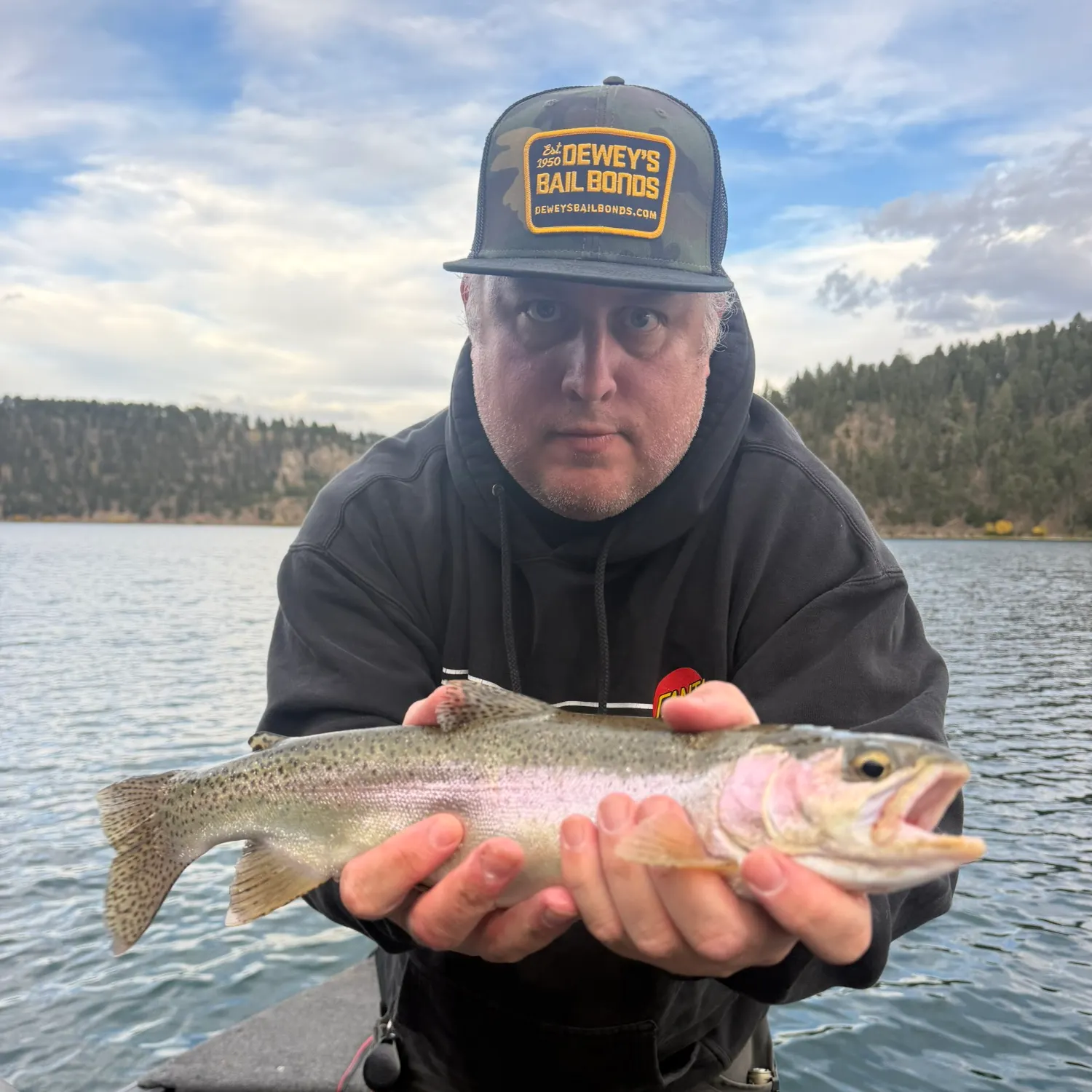 Rainbow trout caught on Fishbrain