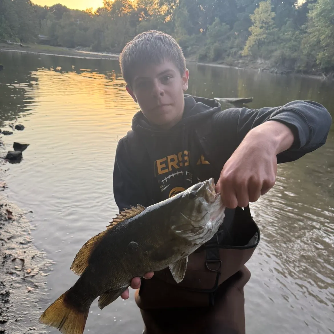 Smallmouth bass caught on Fishbrain
