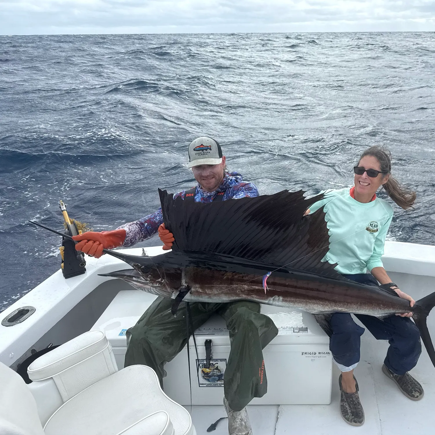 Atlantic sailfish caught on Fishbrain