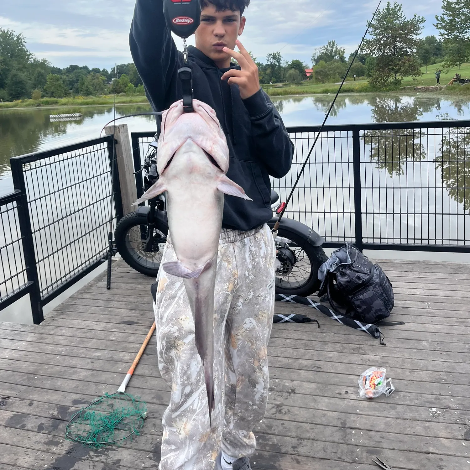 Channel catfish caught on Fishbrain