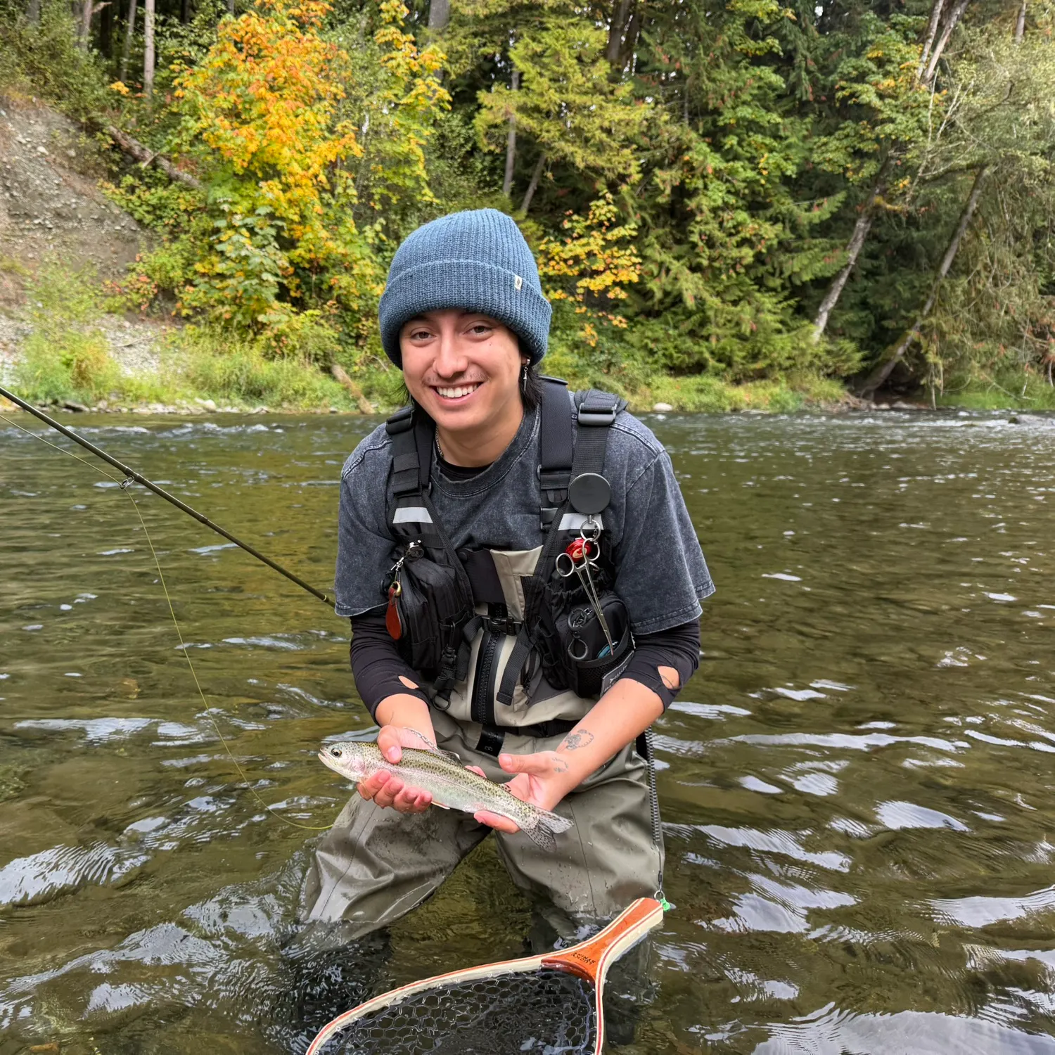 Rainbow trout caught on Fishbrain