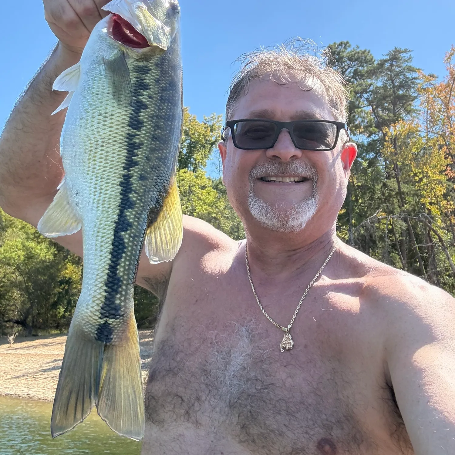 Spotted bass caught on Fishbrain