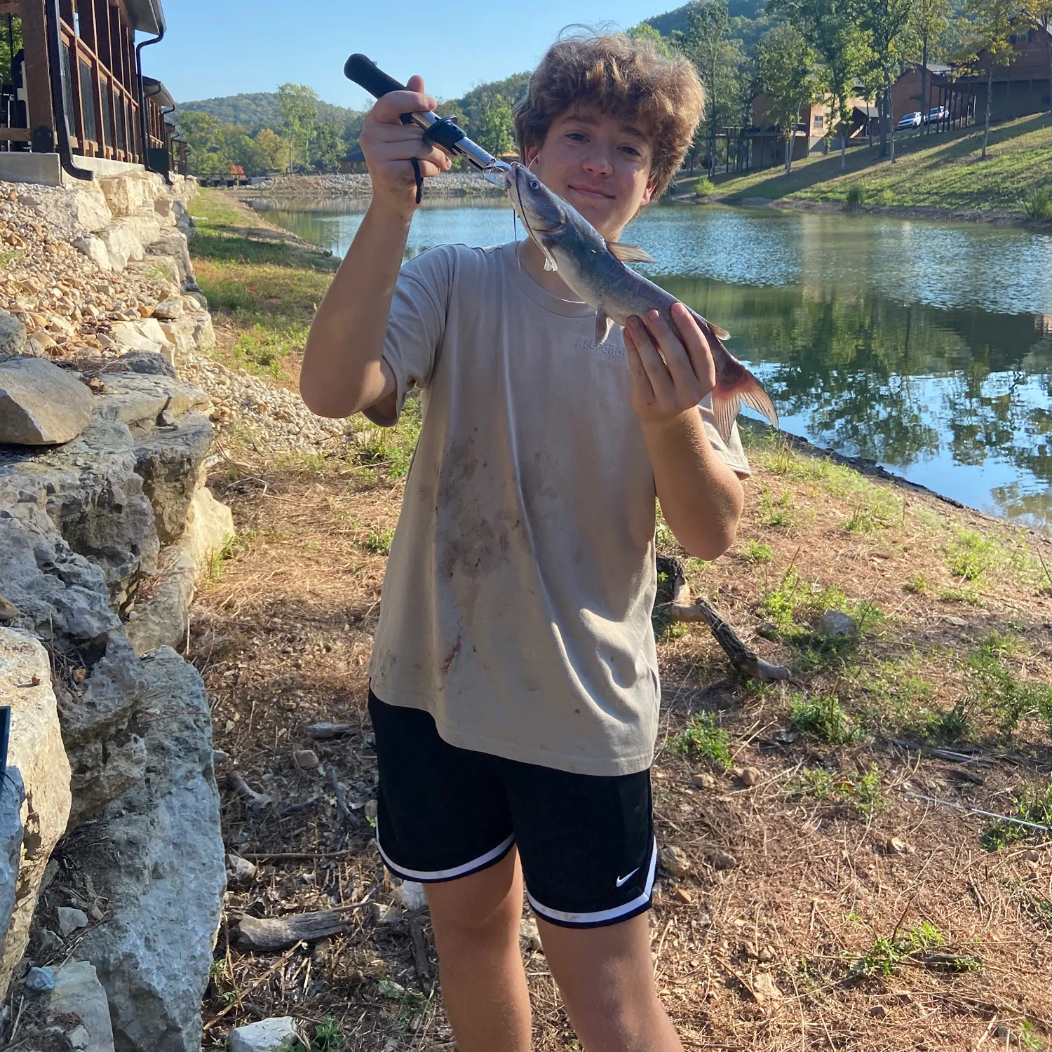 Channel catfish caught on Fishbrain