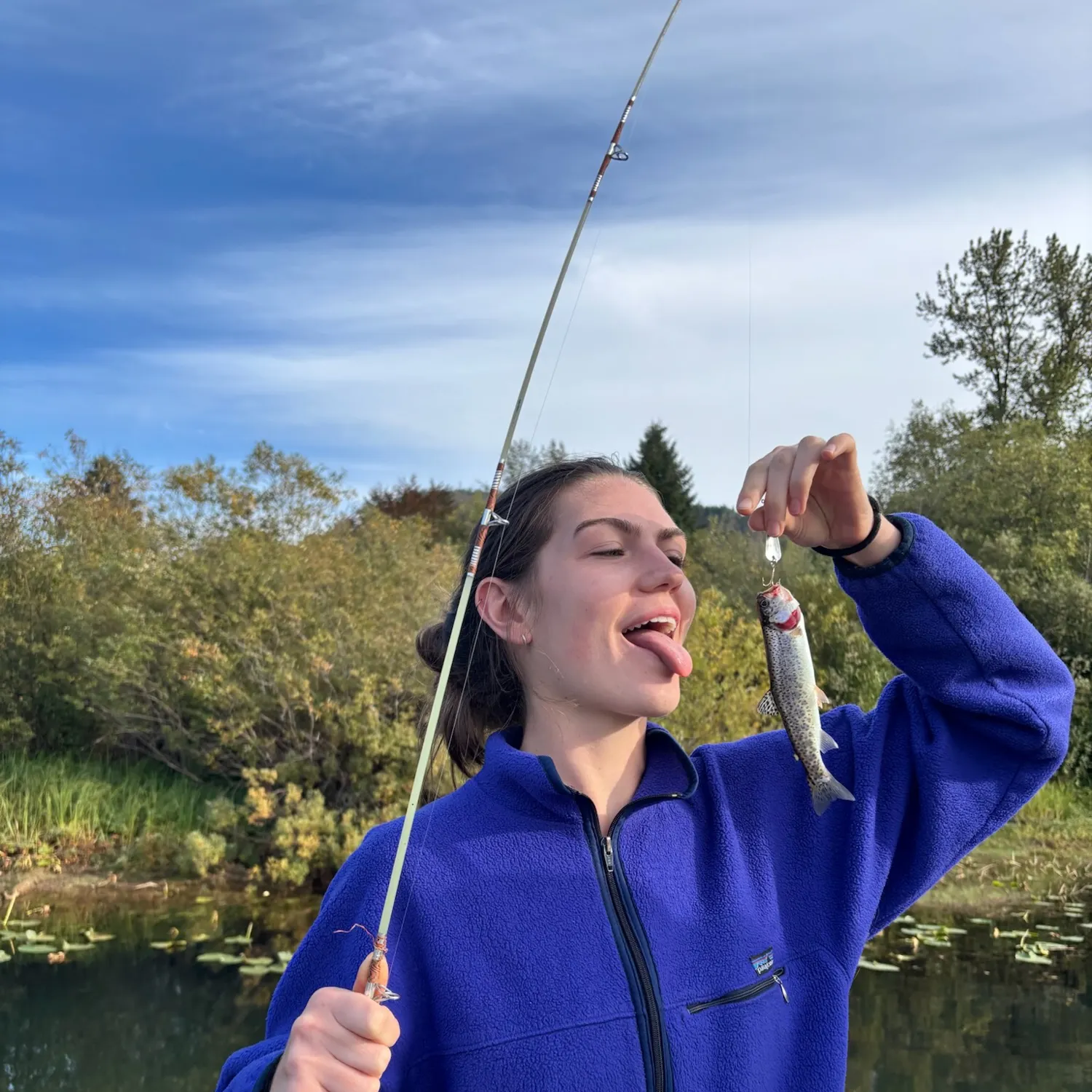 Coastal cutthroat trout caught on Fishbrain