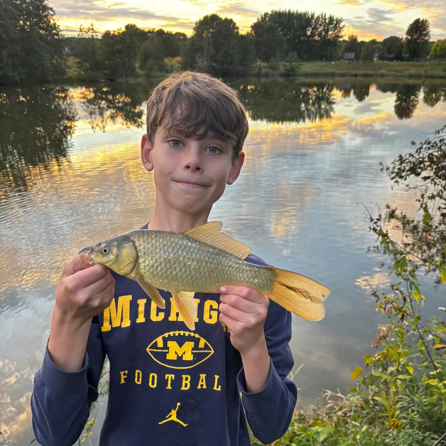 Common carp caught on Fishbrain