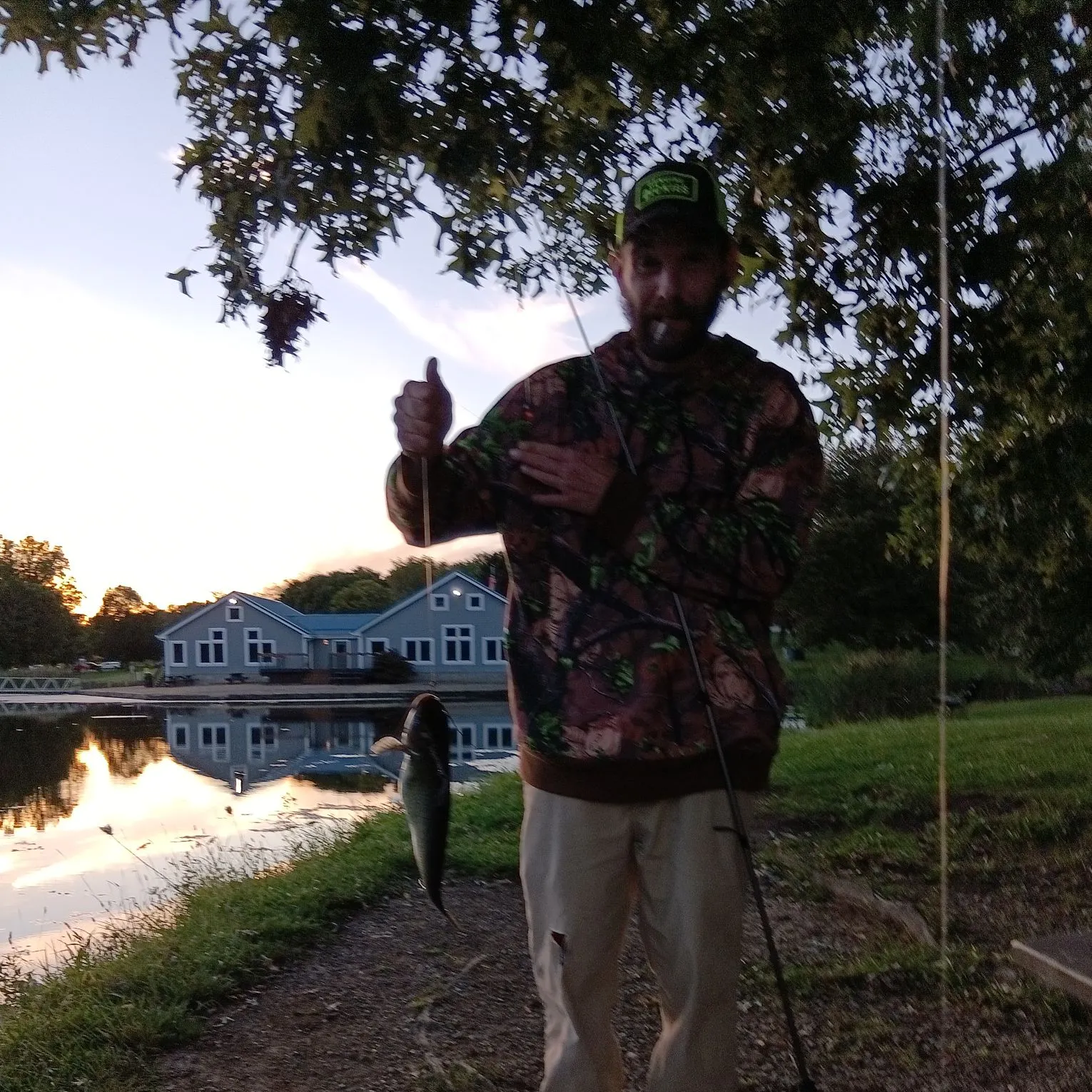 Channel catfish caught on Fishbrain