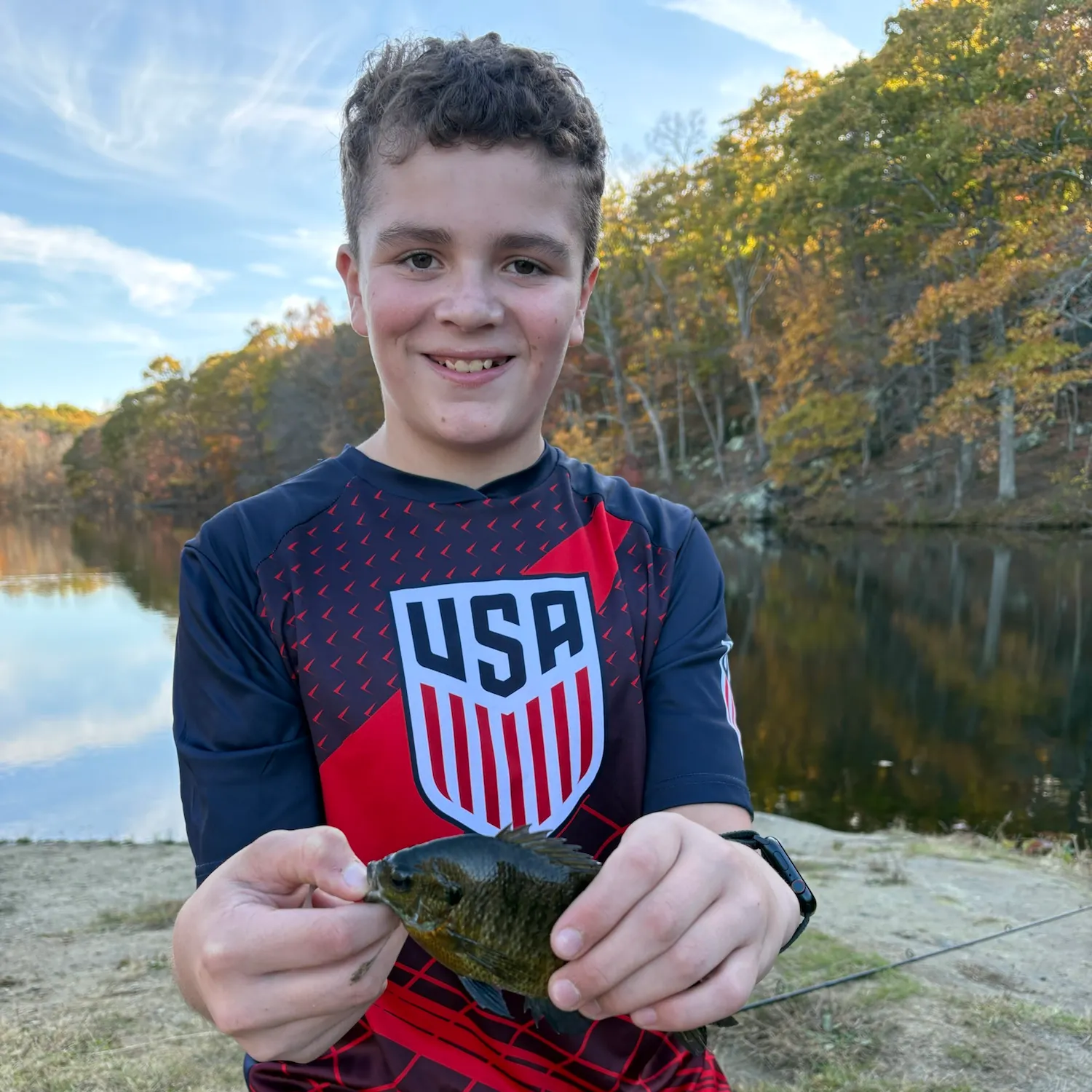 Bluegill caught on Fishbrain