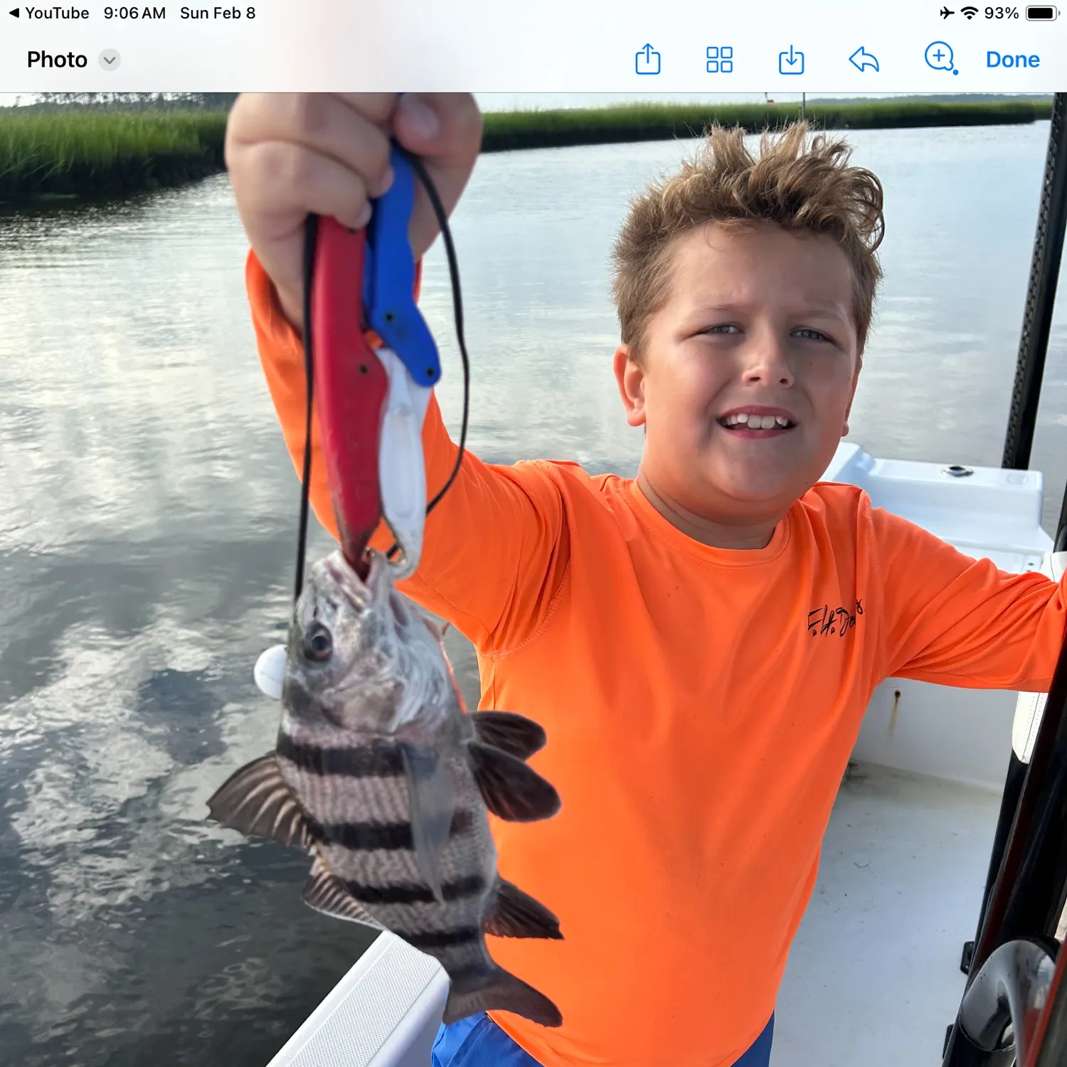 recently logged catches